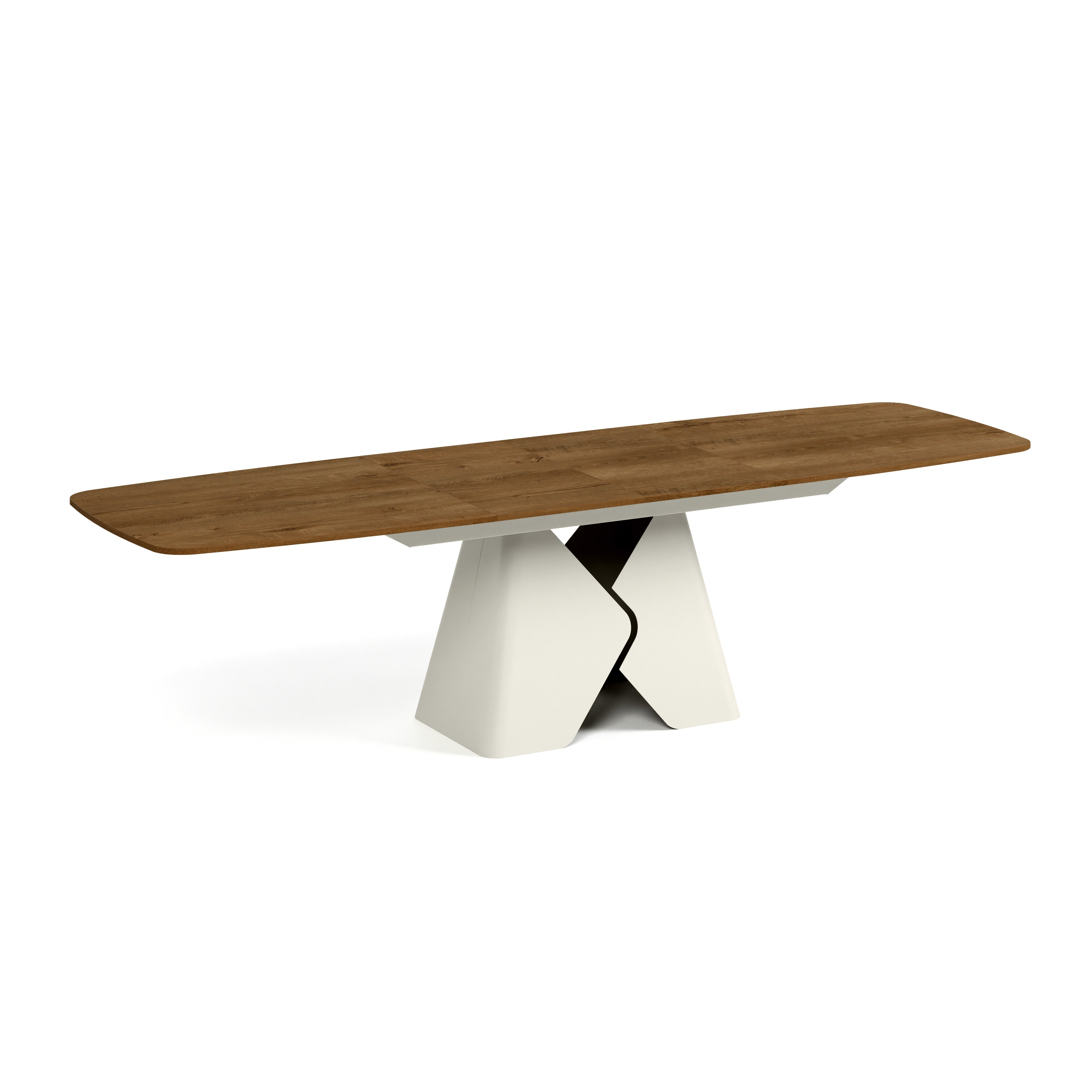 Ausziehbarer Tisch Prisma, Material: Laminierte Platte