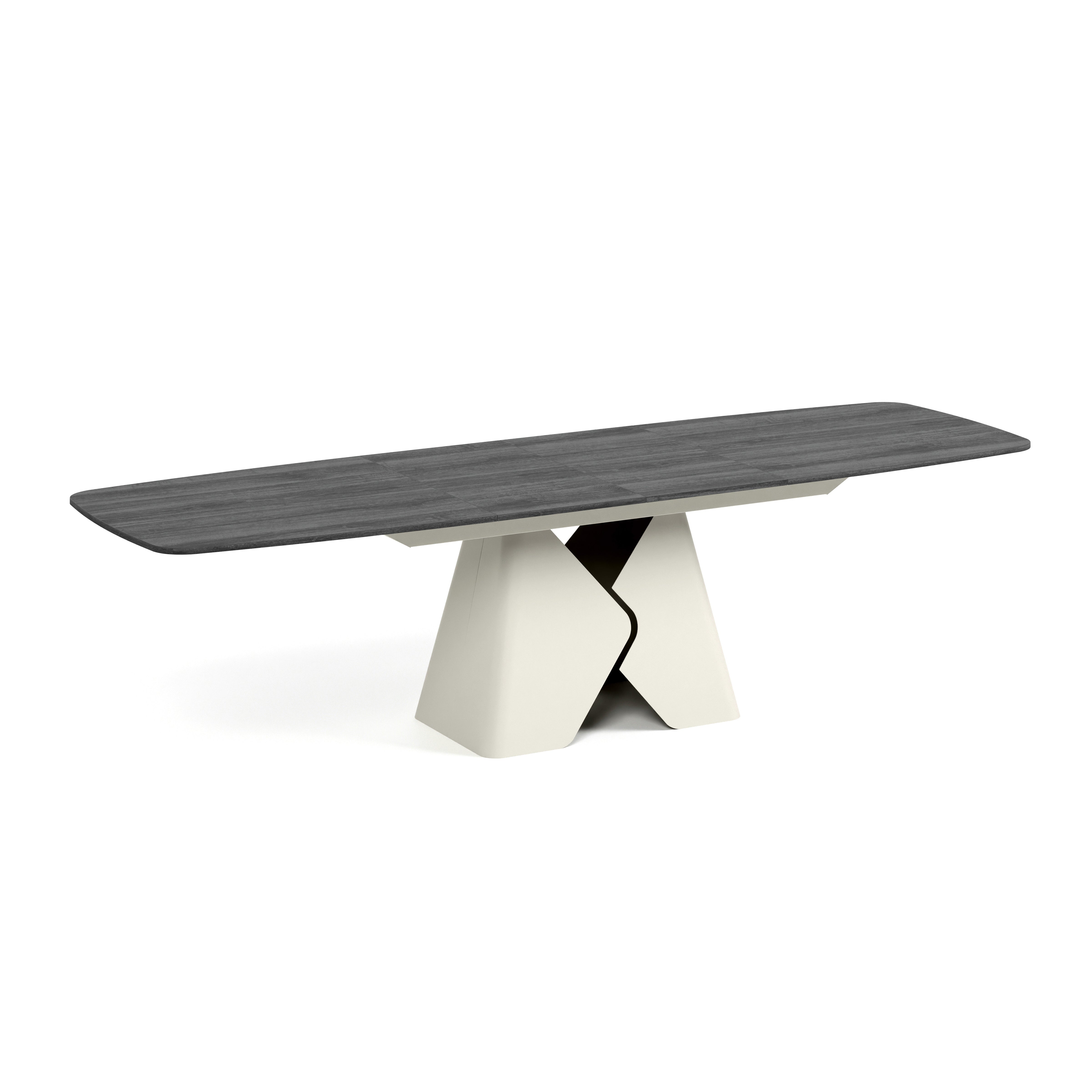 Ausziehbarer Tisch Prisma, Material: Laminierte Platte