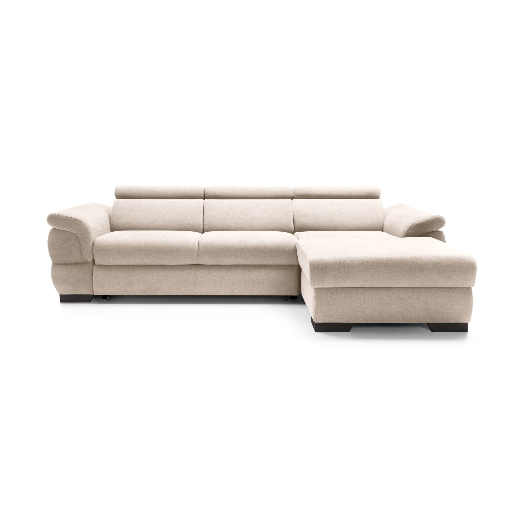 Ecksofa Bolzano 276x175cm, Material: Auswahl möglich