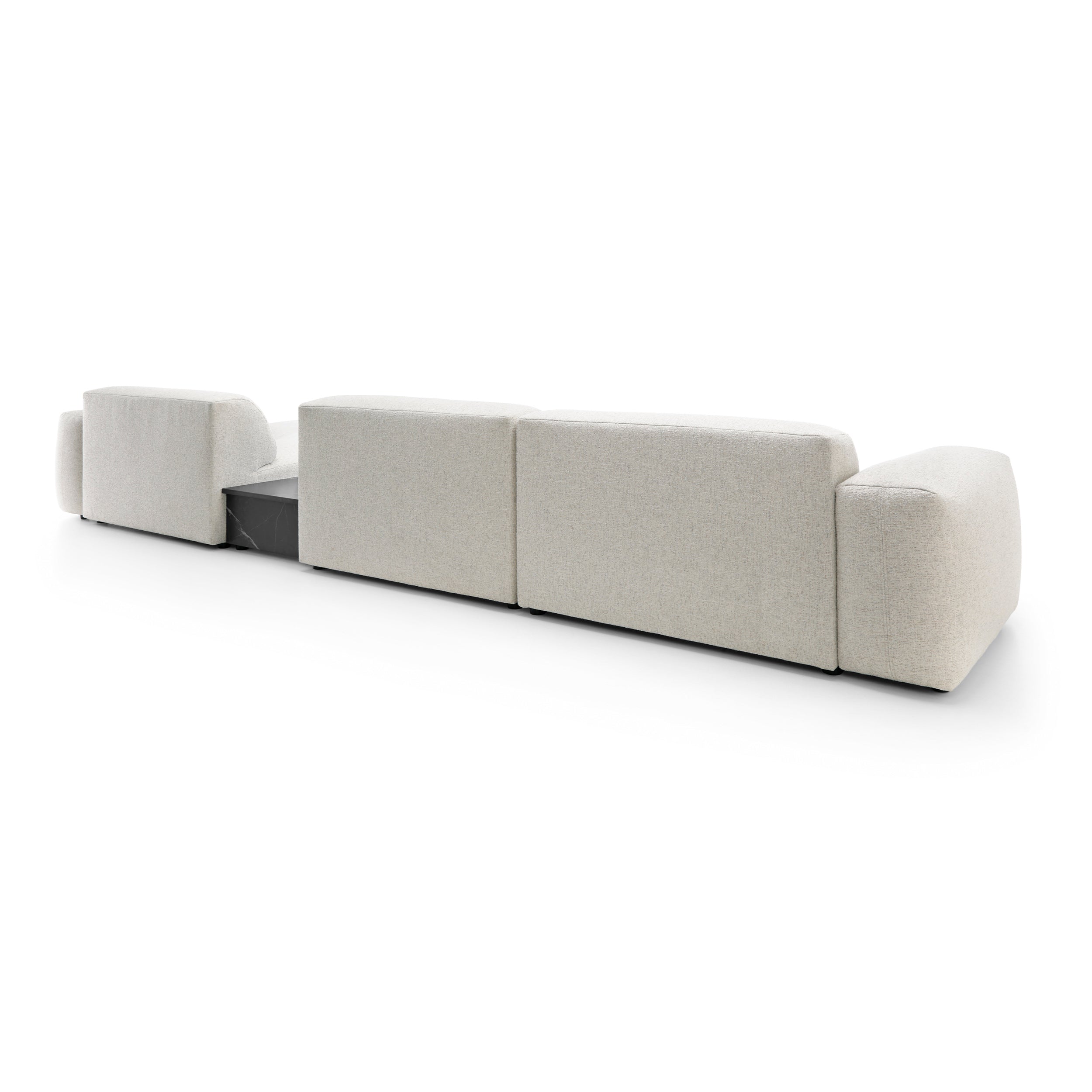 Ecksofa Calm 416x180cm, Material: Auswahl möglich