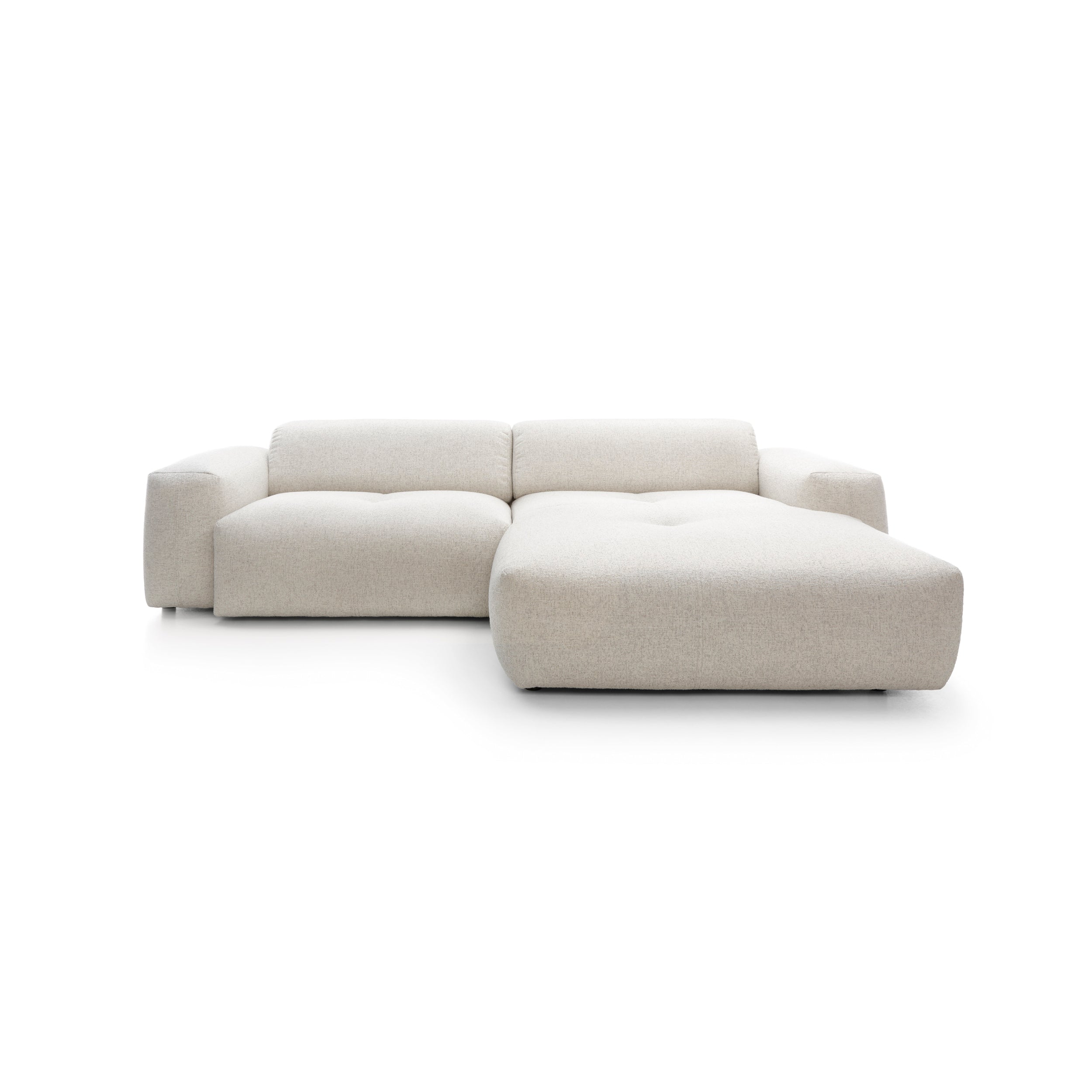 Ecksofa Calm 266x180cm, Material: Auswahl möglich