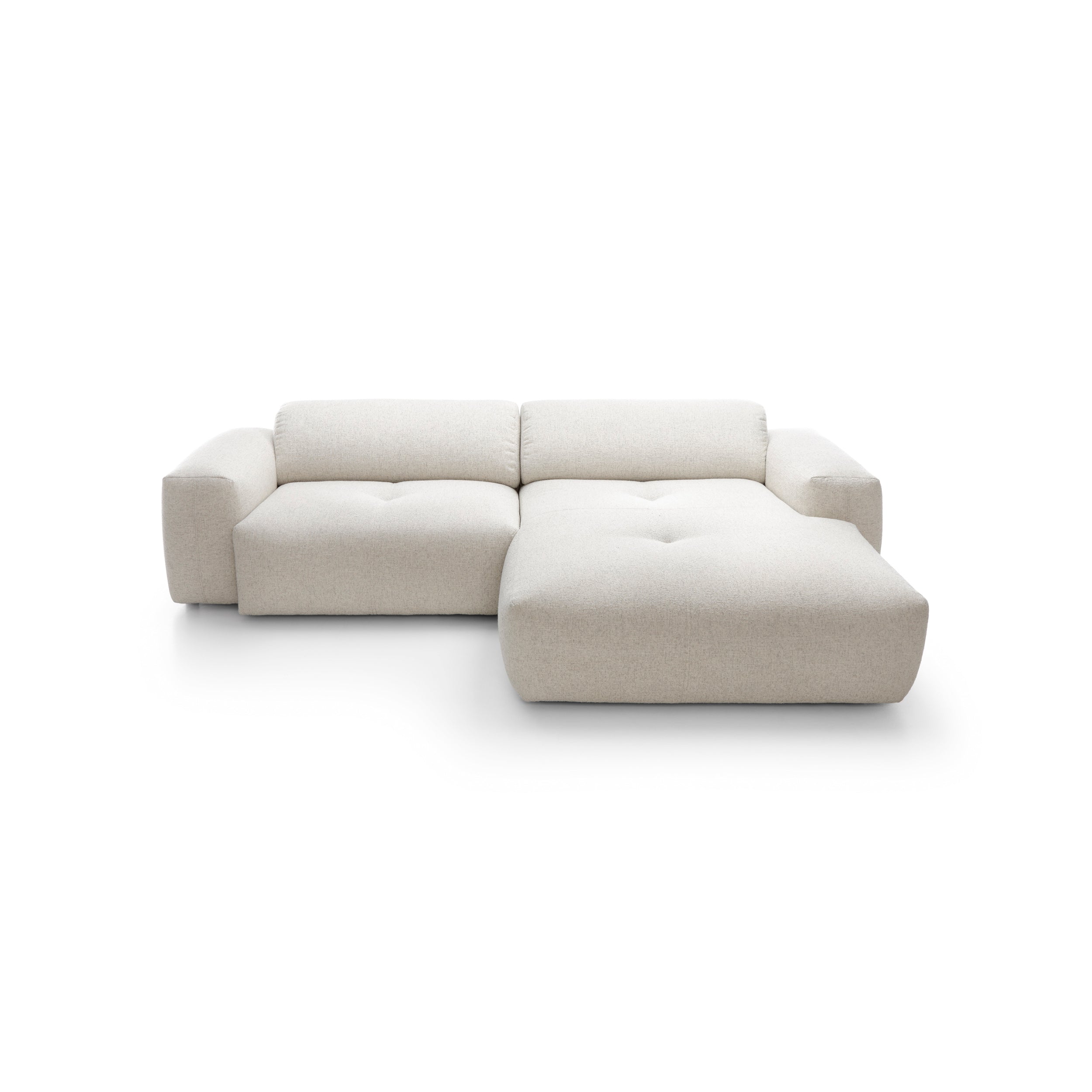 Ecksofa Calm 266x180cm, Material: Auswahl möglich