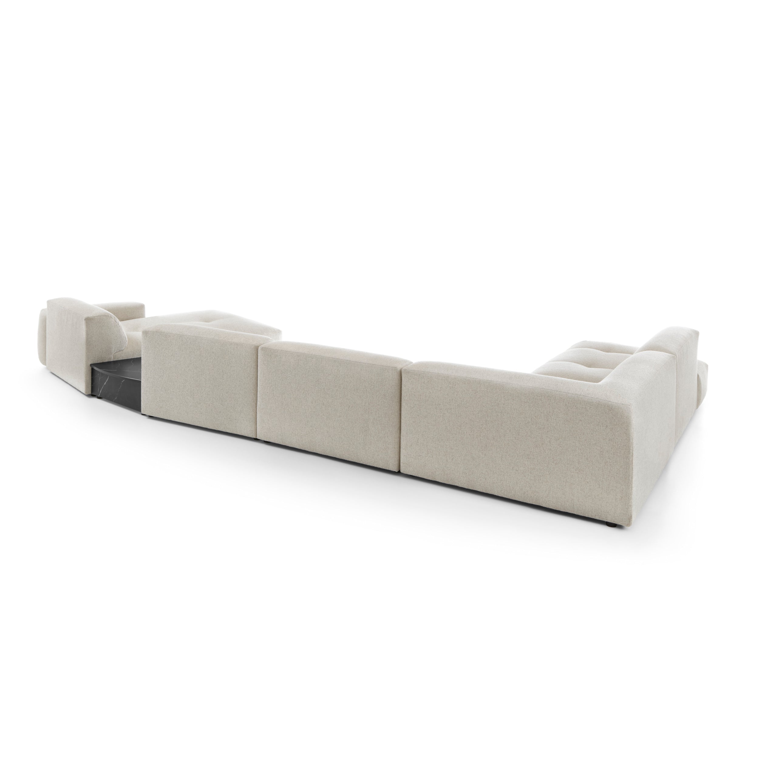 Ecksofa Calm 519x280cm, Material: Auswahl möglich