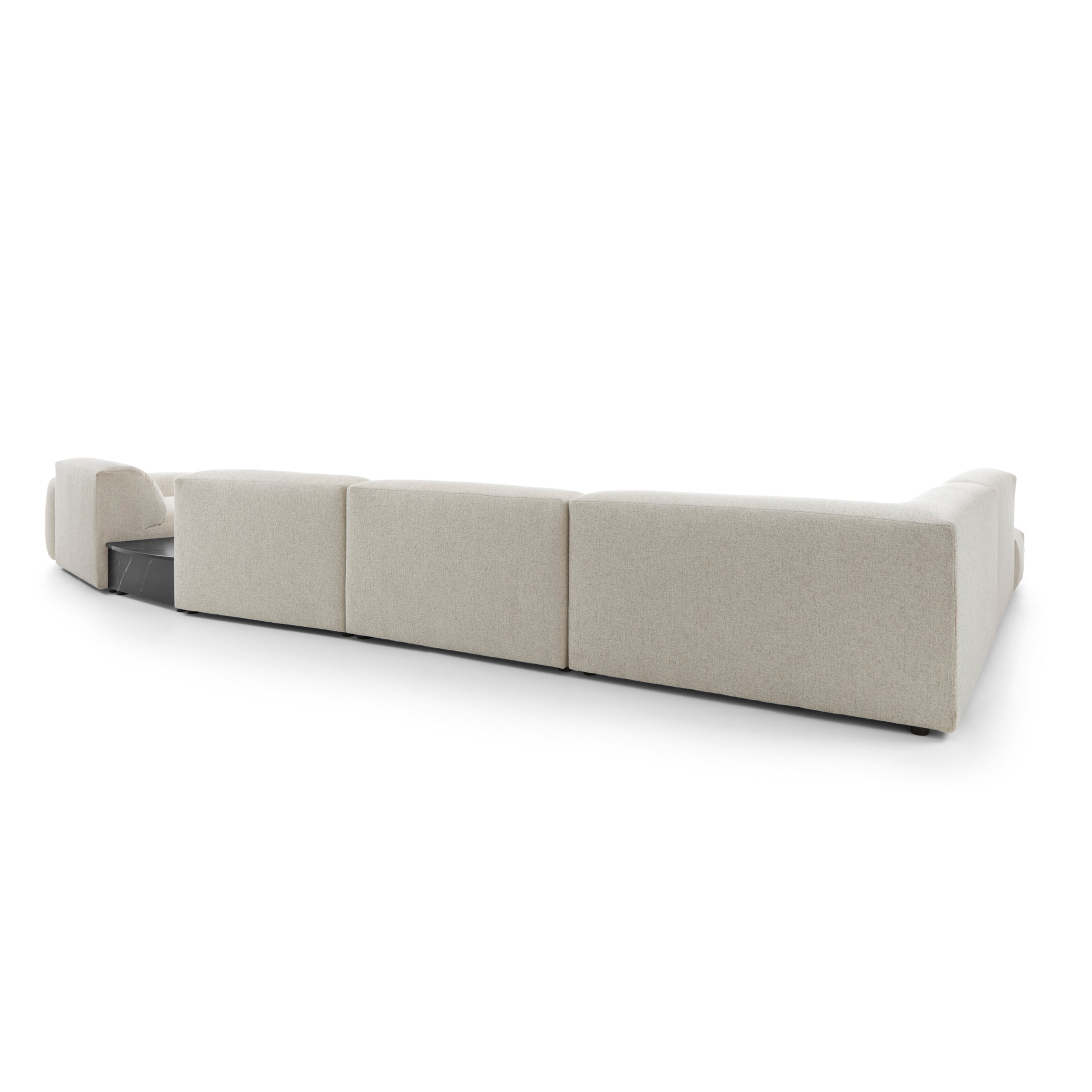 Ecksofa Calm 519x280cm, Material: Auswahl möglich