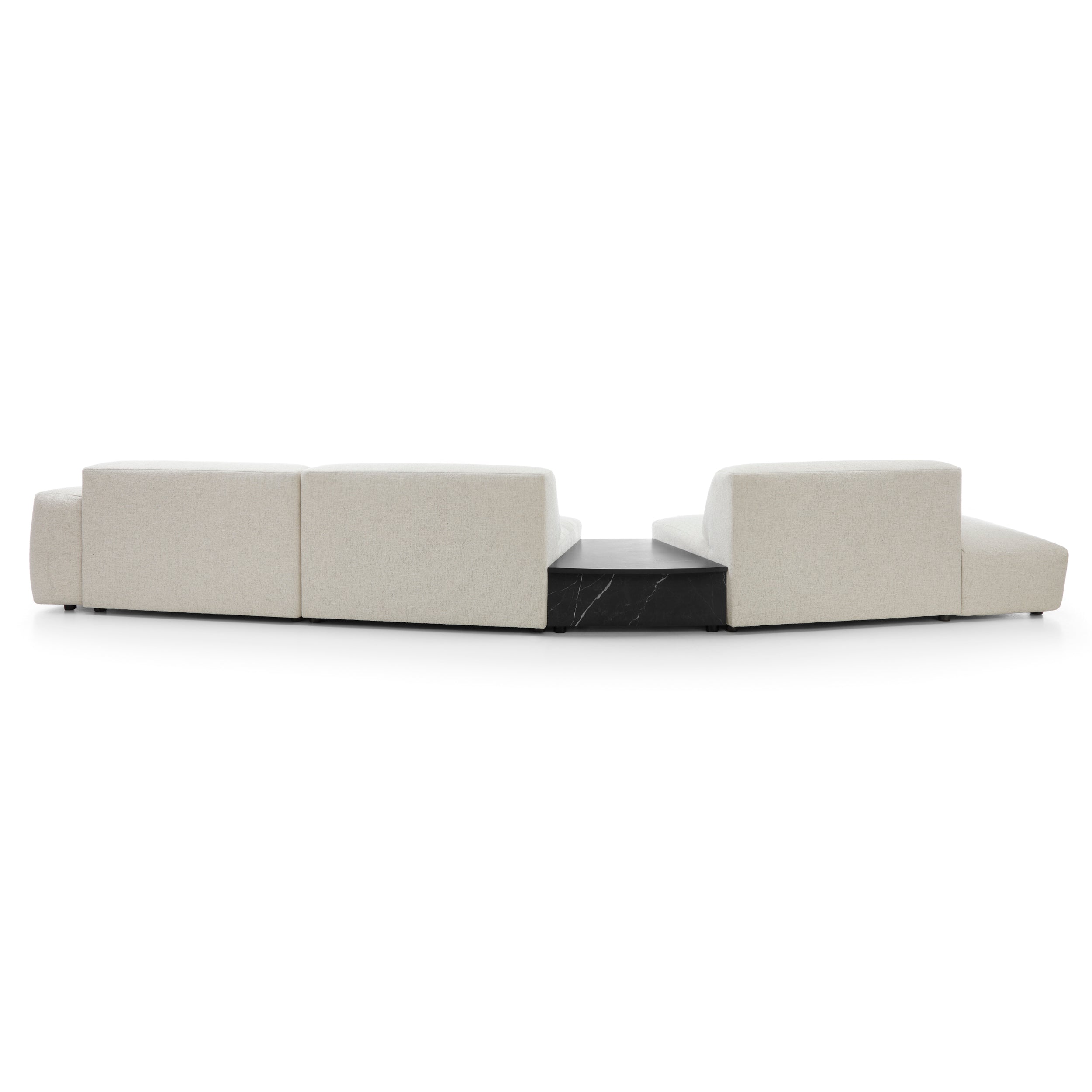 Ecksofa Calm 437x180cm, Material: Auswahl möglich
