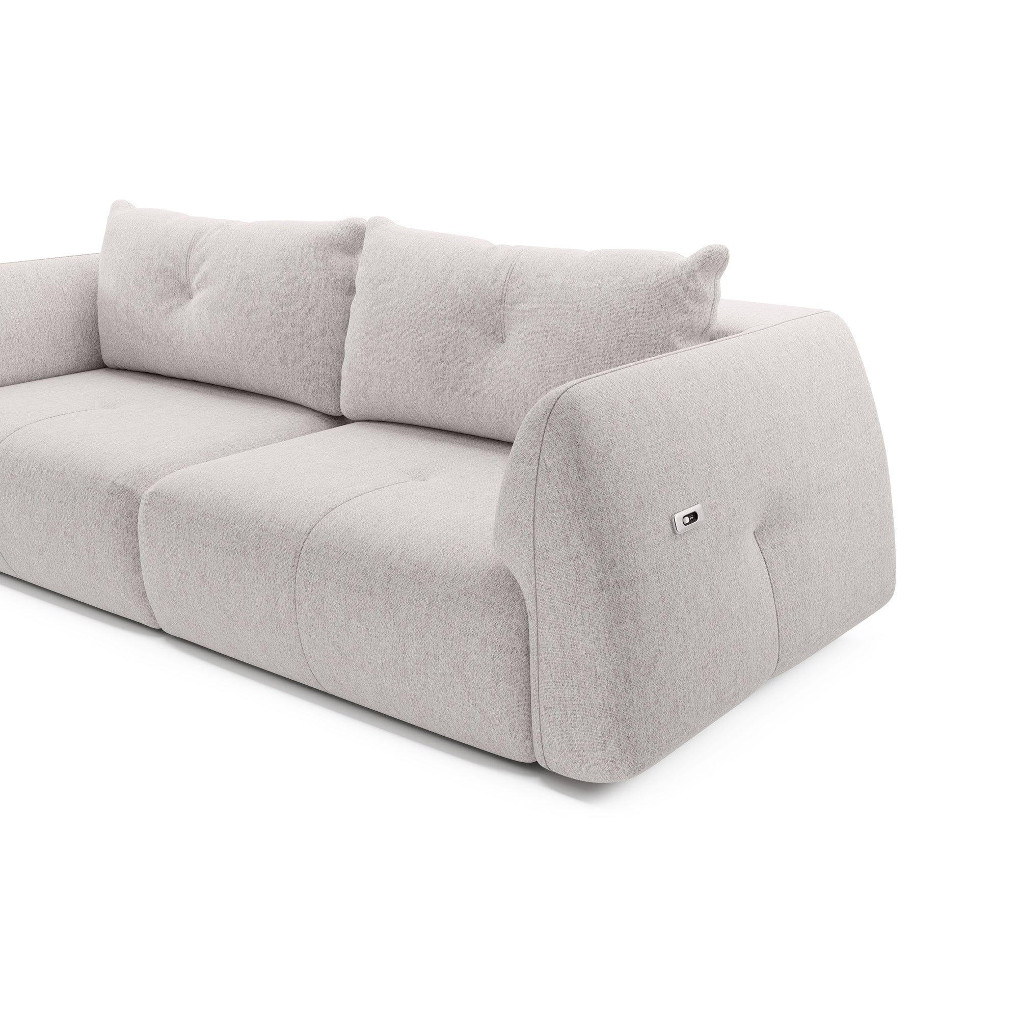 Sofa Camira 254x115cm, Material: Auswahl möglich