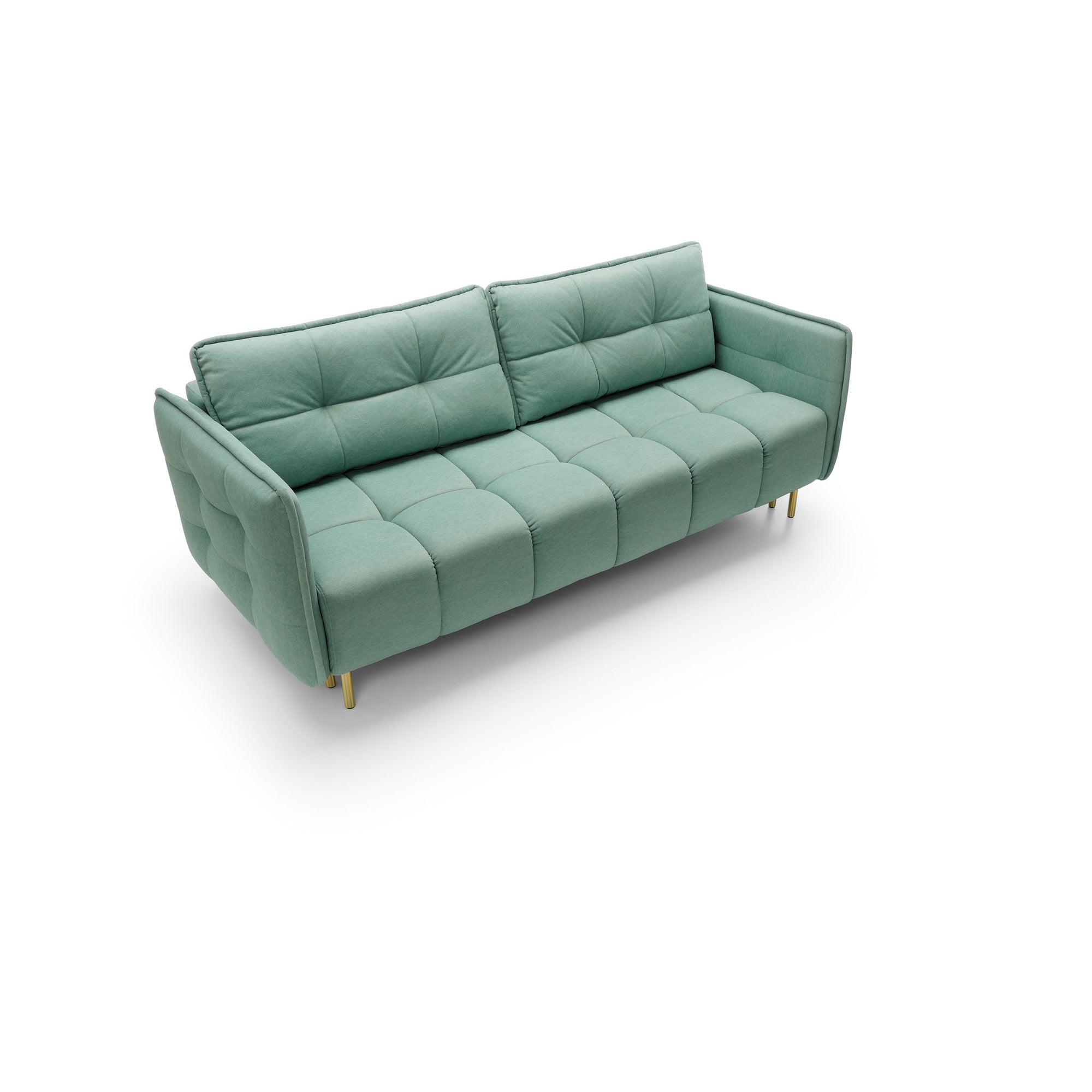 Sofa Cavola Gold 222x94cm, Material: Auswahl möglich