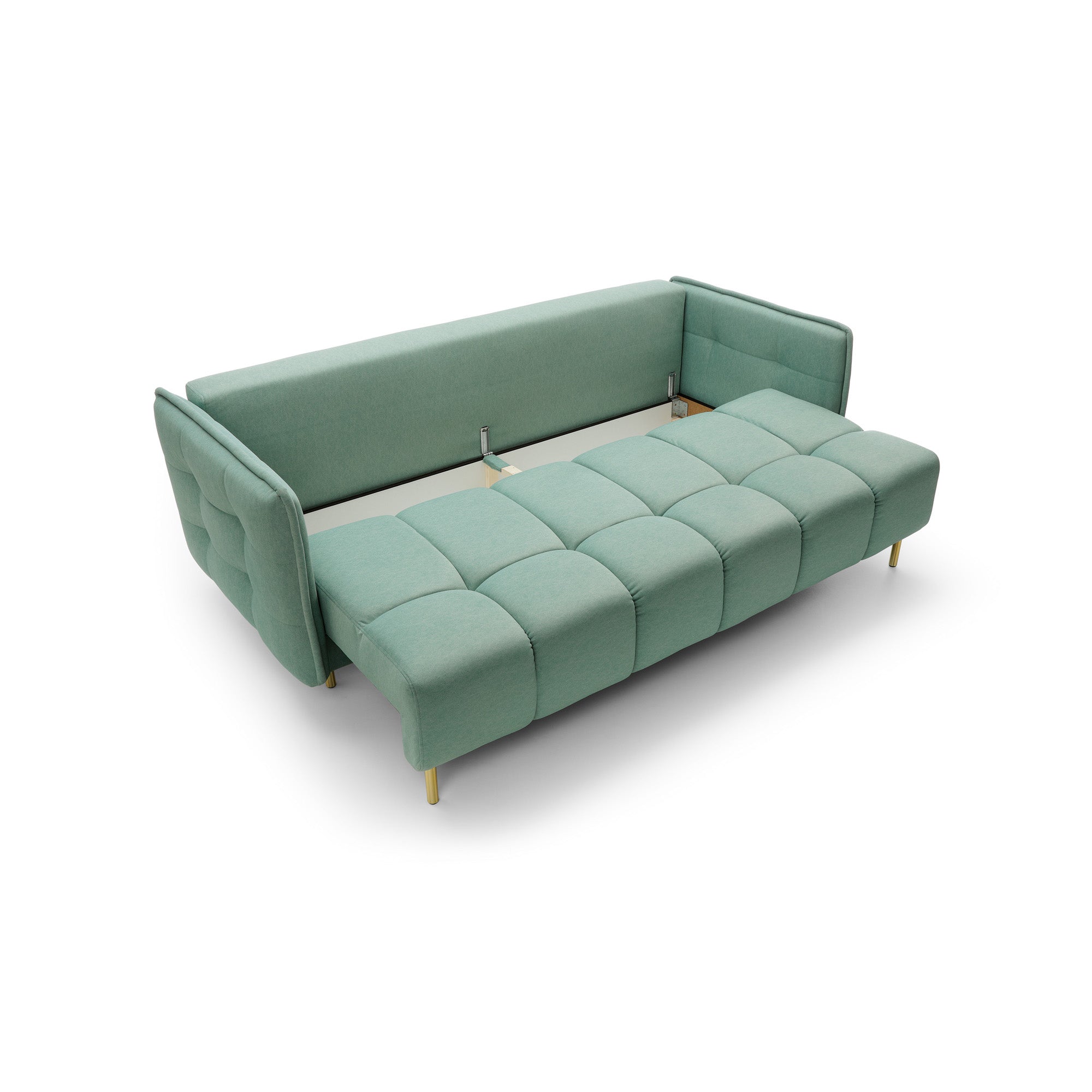 Sofa Cavola Gold 222x94cm, Material: Auswahl möglich