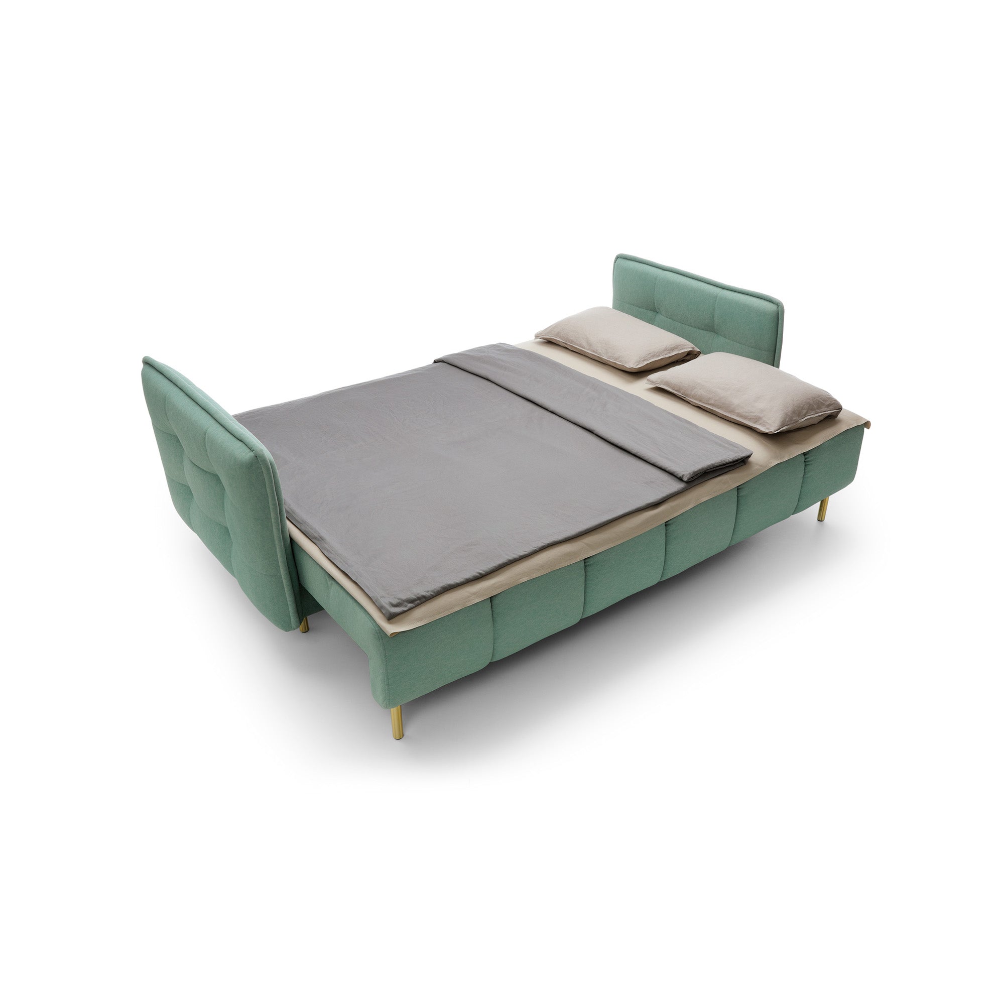 Sofa Cavola Gold 222x94cm, Material: Auswahl möglich