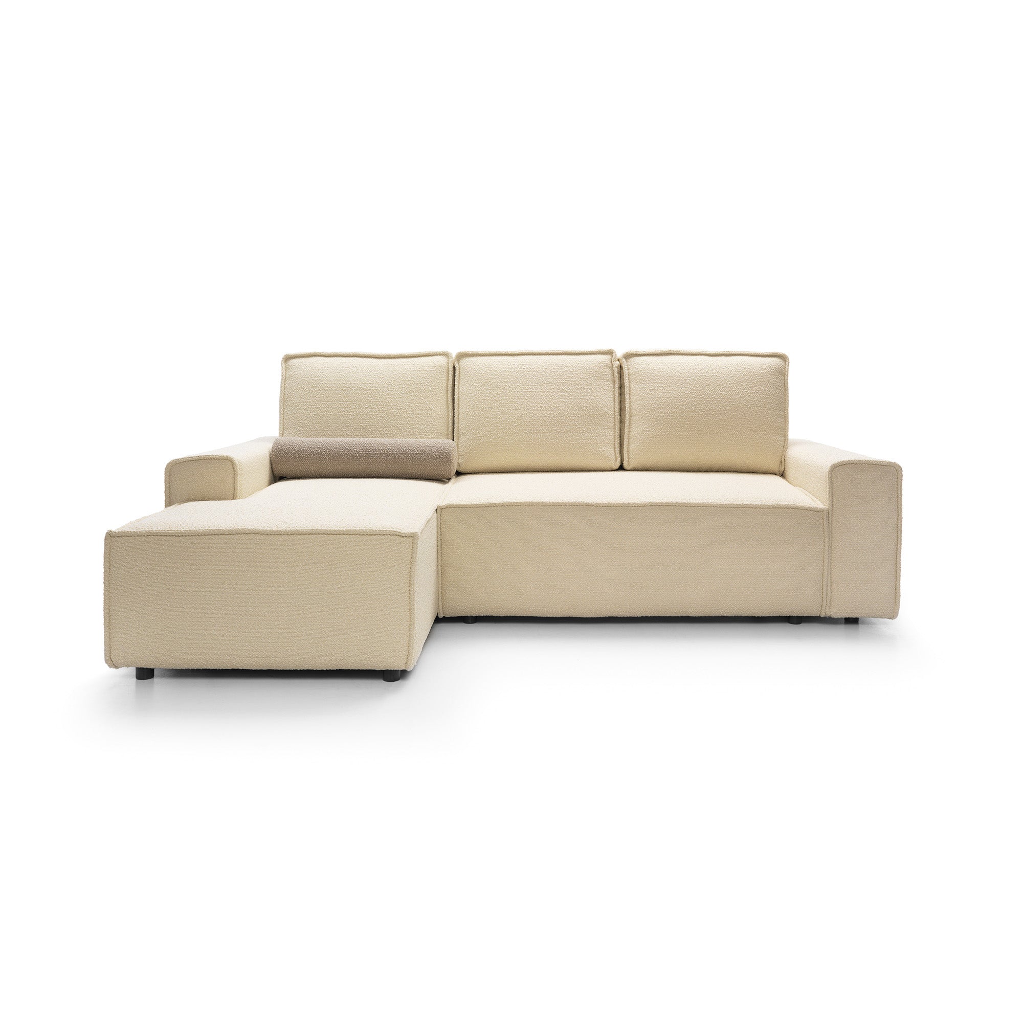 Ecksofa Domo 255x170cm, Material: Auswahl möglich