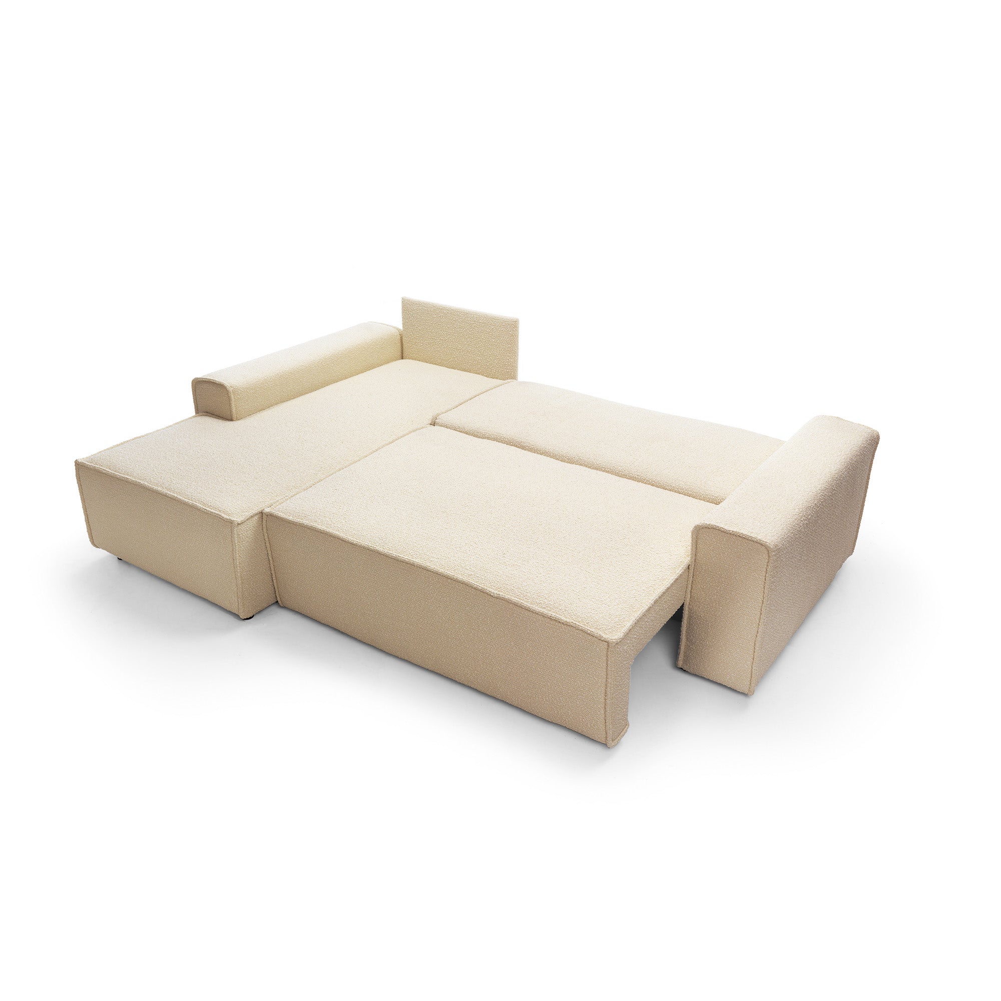 Ecksofa Domo 255x170cm, Material: Auswahl möglich