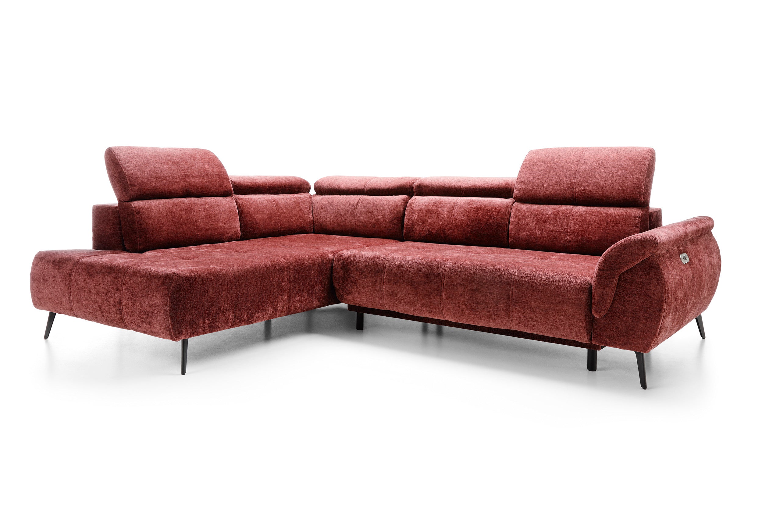 Eckgarnitur Genova II 284x208cm, Material: Materialauswahl