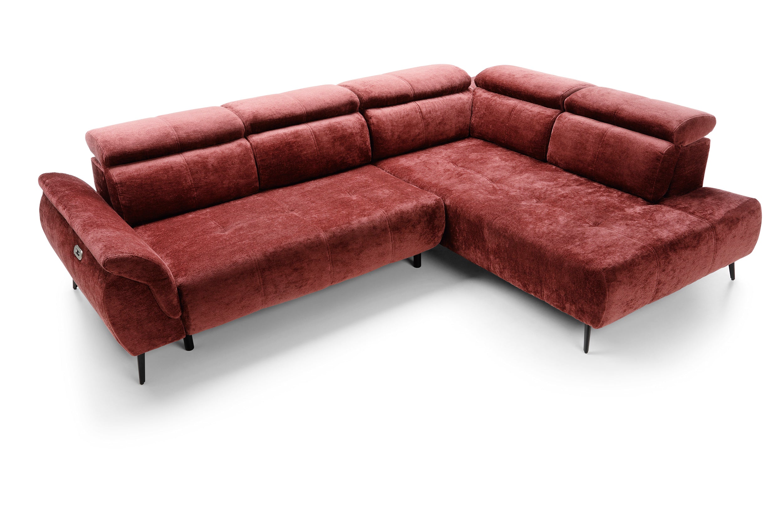 Eckgarnitur Genova II 284x208cm, Material: Materialauswahl