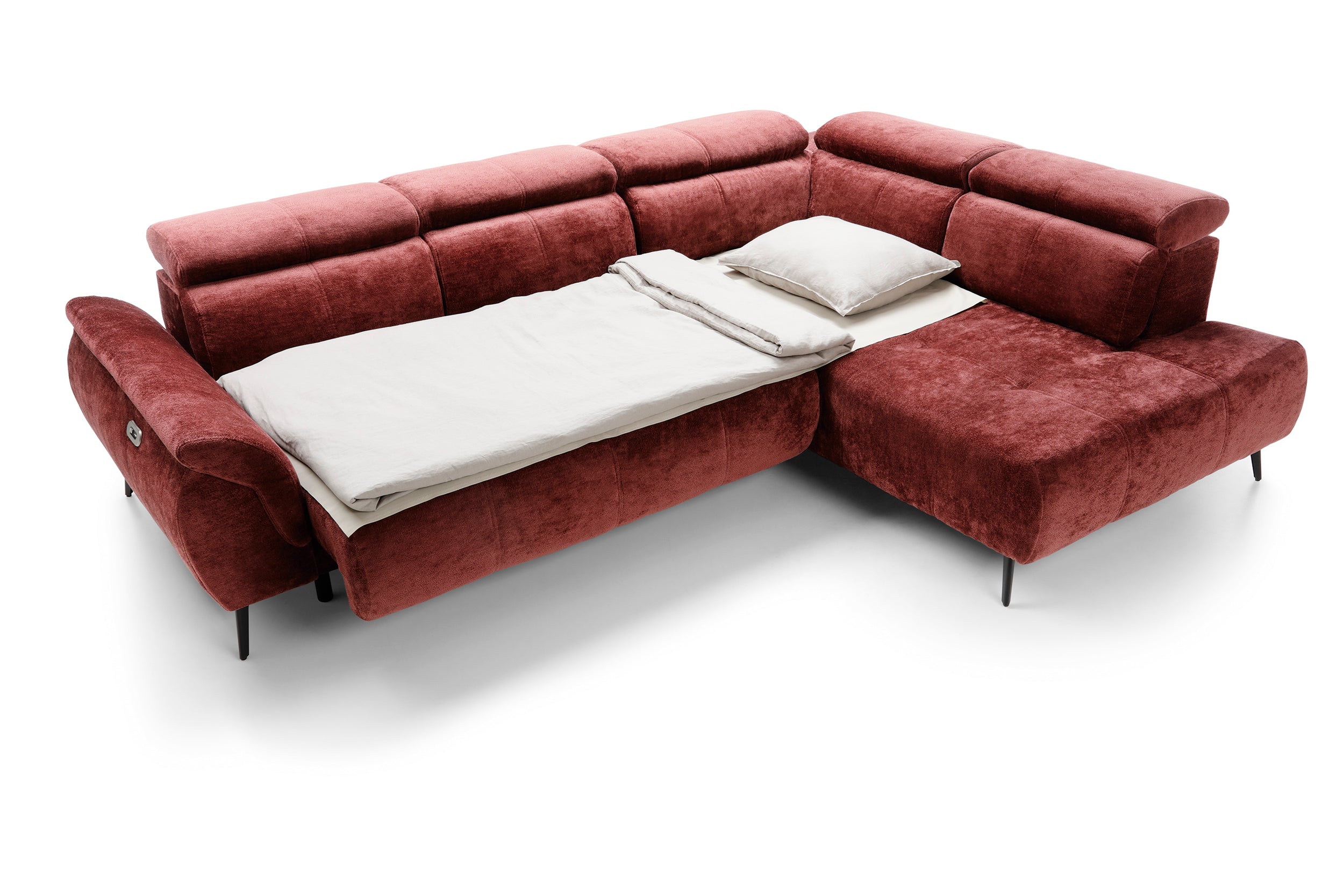 Eckgarnitur Genova II 284x208cm, Material: Materialauswahl