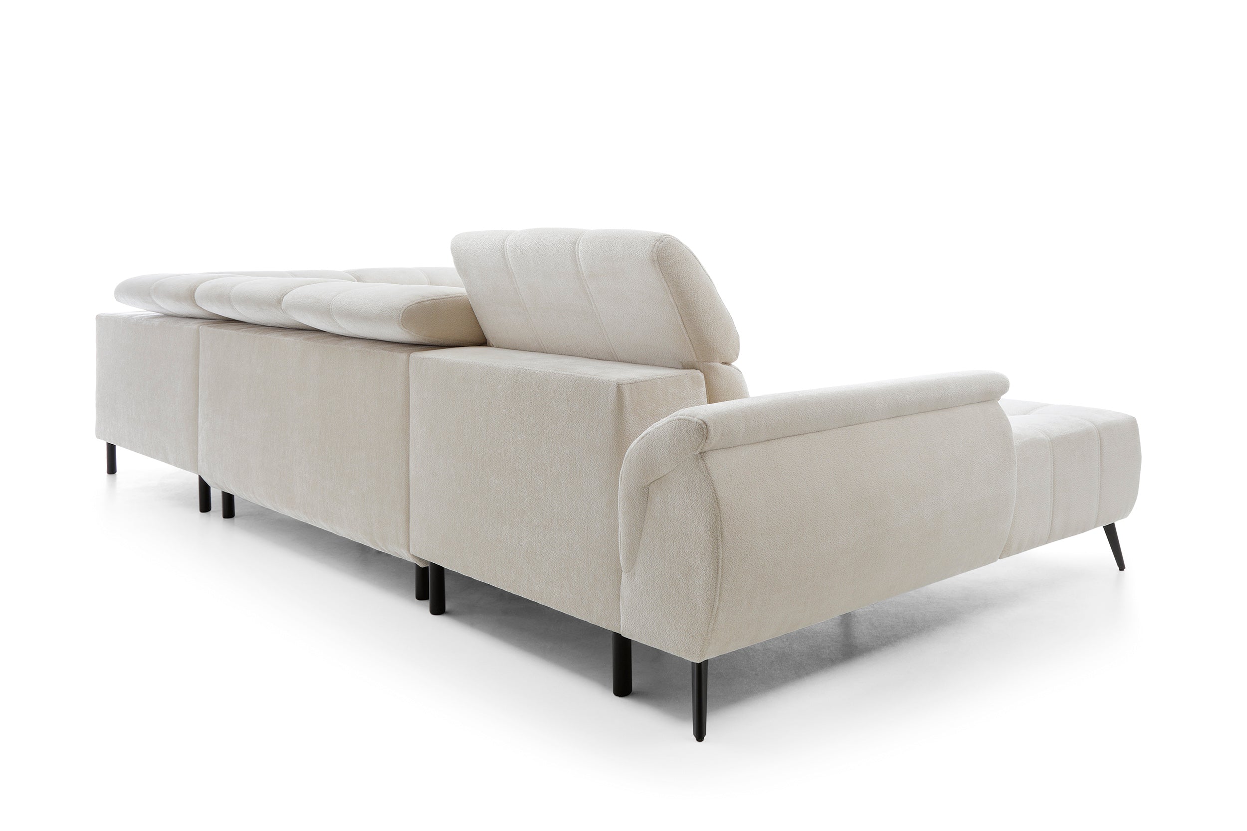 Eckgarnitur Genova III 375x208cm, Material: Materialauswahl