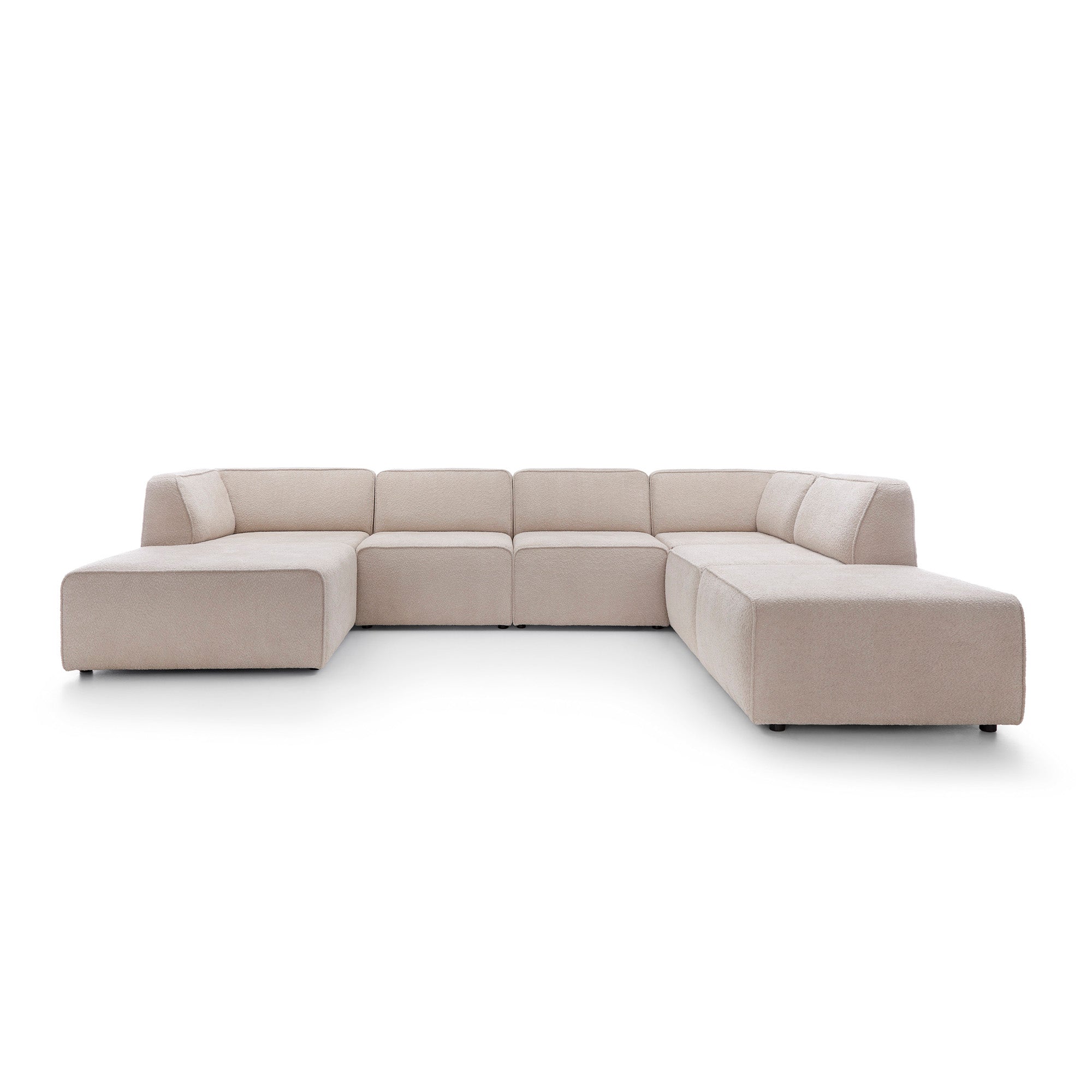 Modulares Ecksofa Hugg 343x242cm, Material: Material nach Wahl
