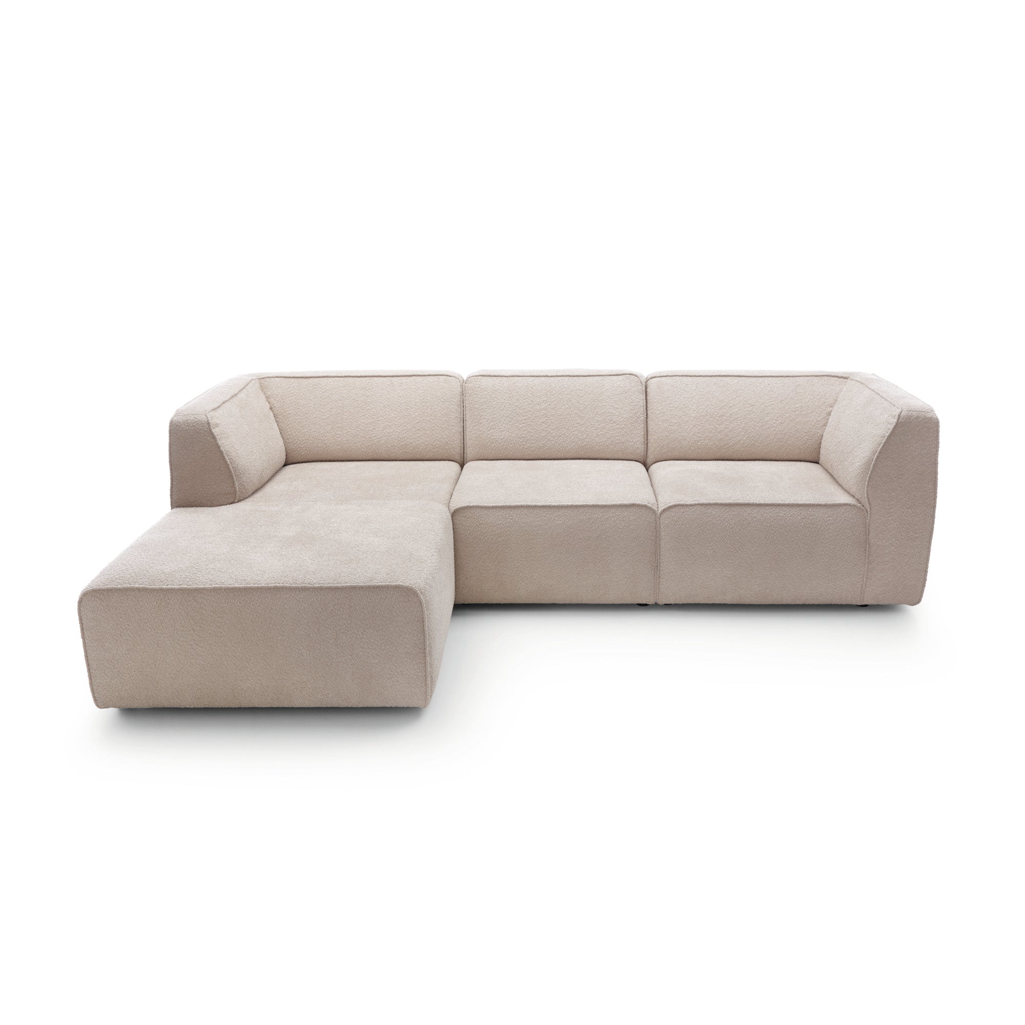 Ecksofa Hugg 278x175cm, Material: Auswahl möglich