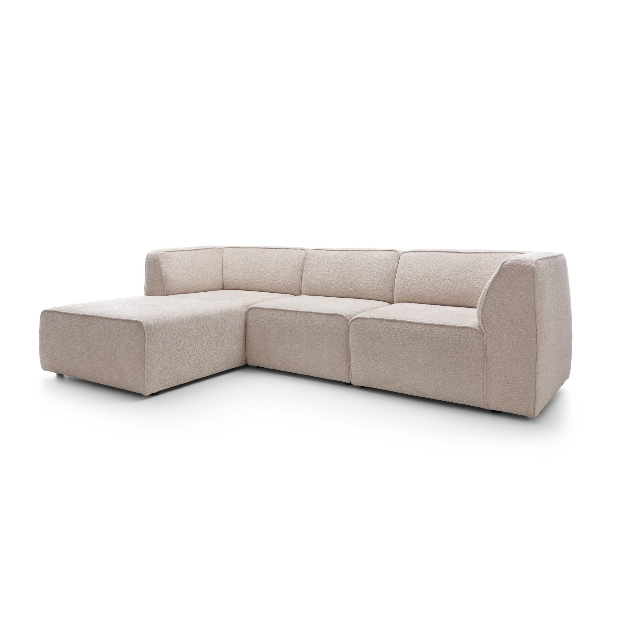 Ecksofa Hugg 278x175cm, Material: Auswahl möglich