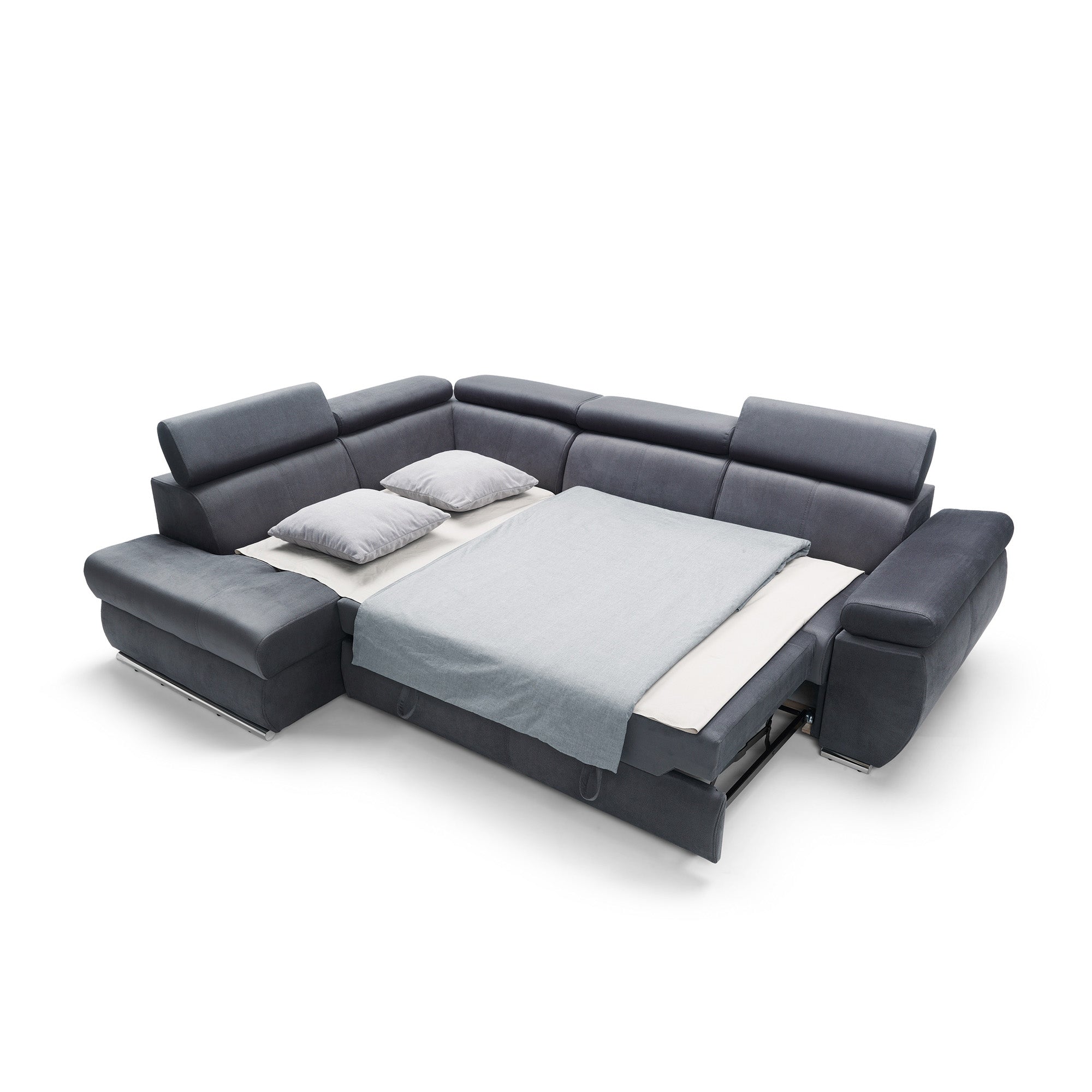 Ecksofa Lisbona II, 268x200cm, Material: Auswahl möglich