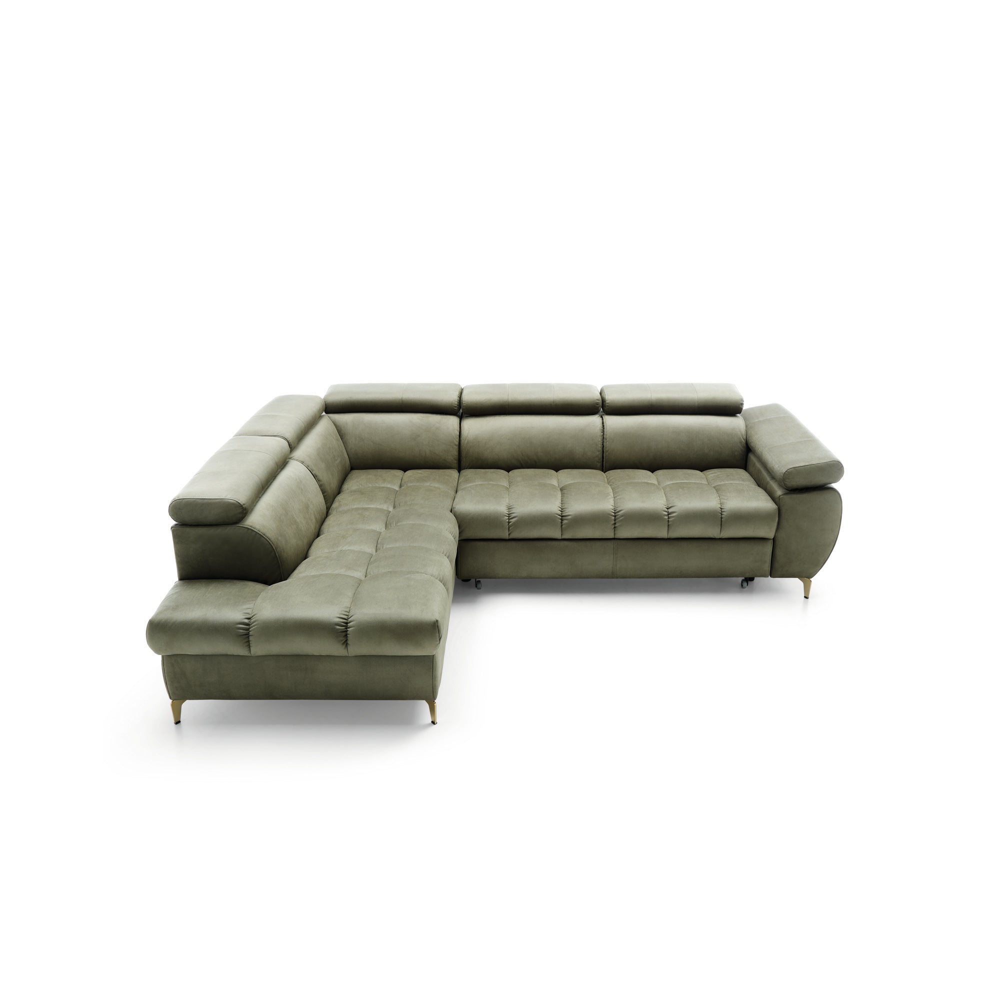 Ecksofa Lugano II, 272x202cm, Material: Auswahl möglich