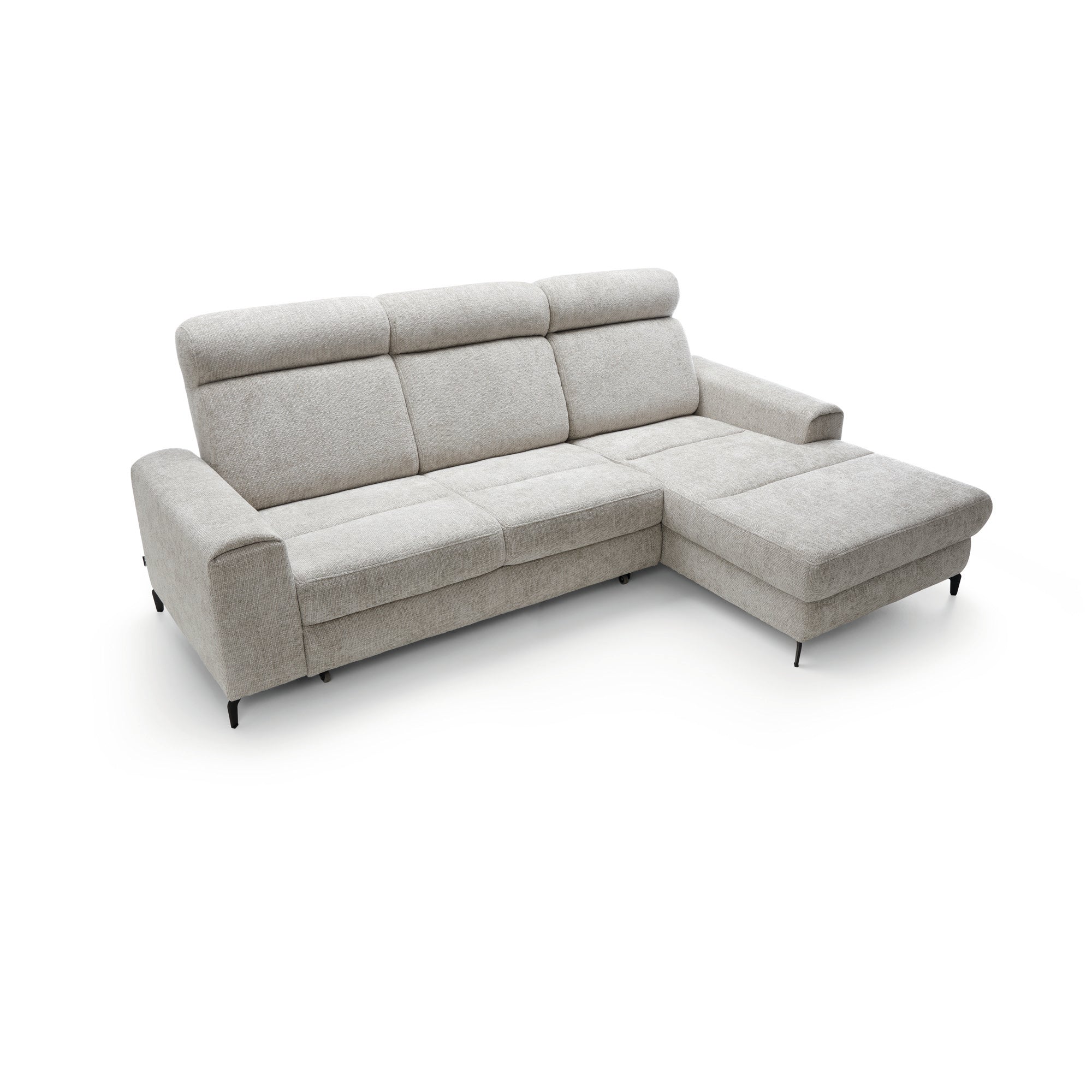 Ecksofa Notte, 268x174cm, Material: Auswahl möglich
