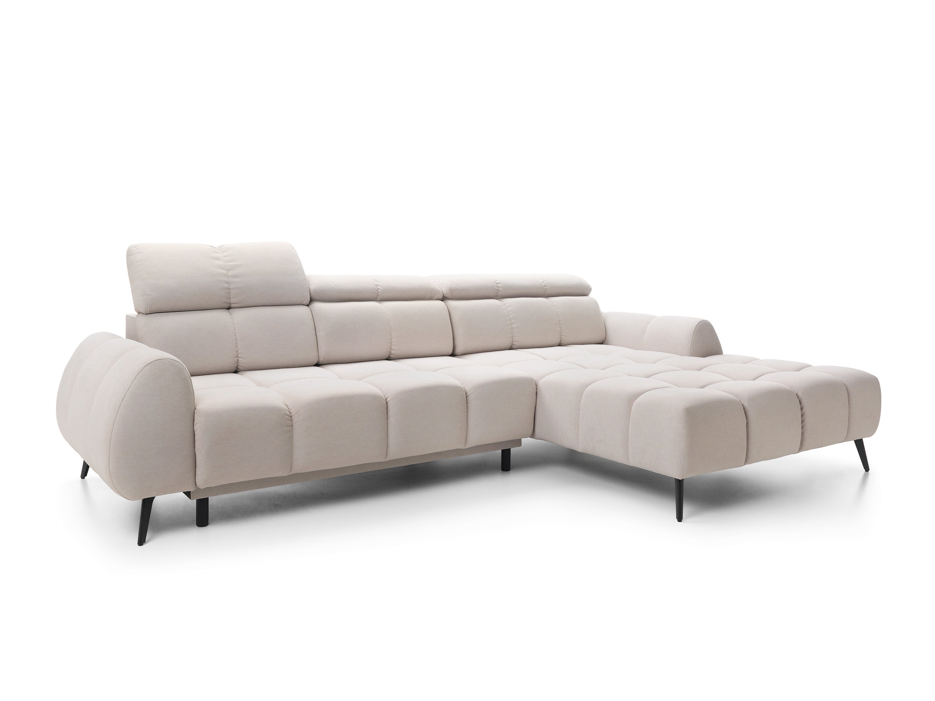 Ecksofa Piano 295x188cm, Material: Auswahl möglich