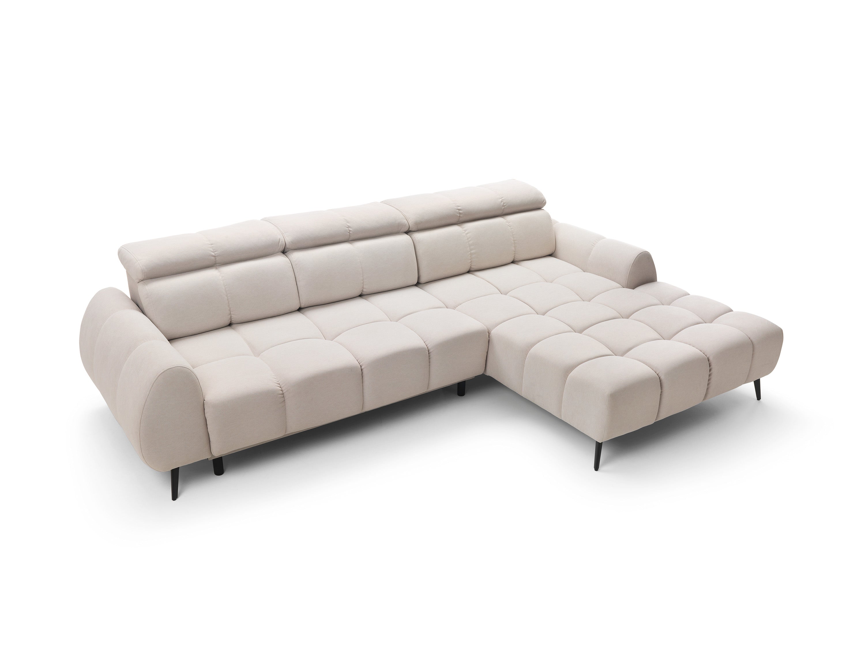 Ecksofa Piano 295x188cm, Material: Auswahl möglich