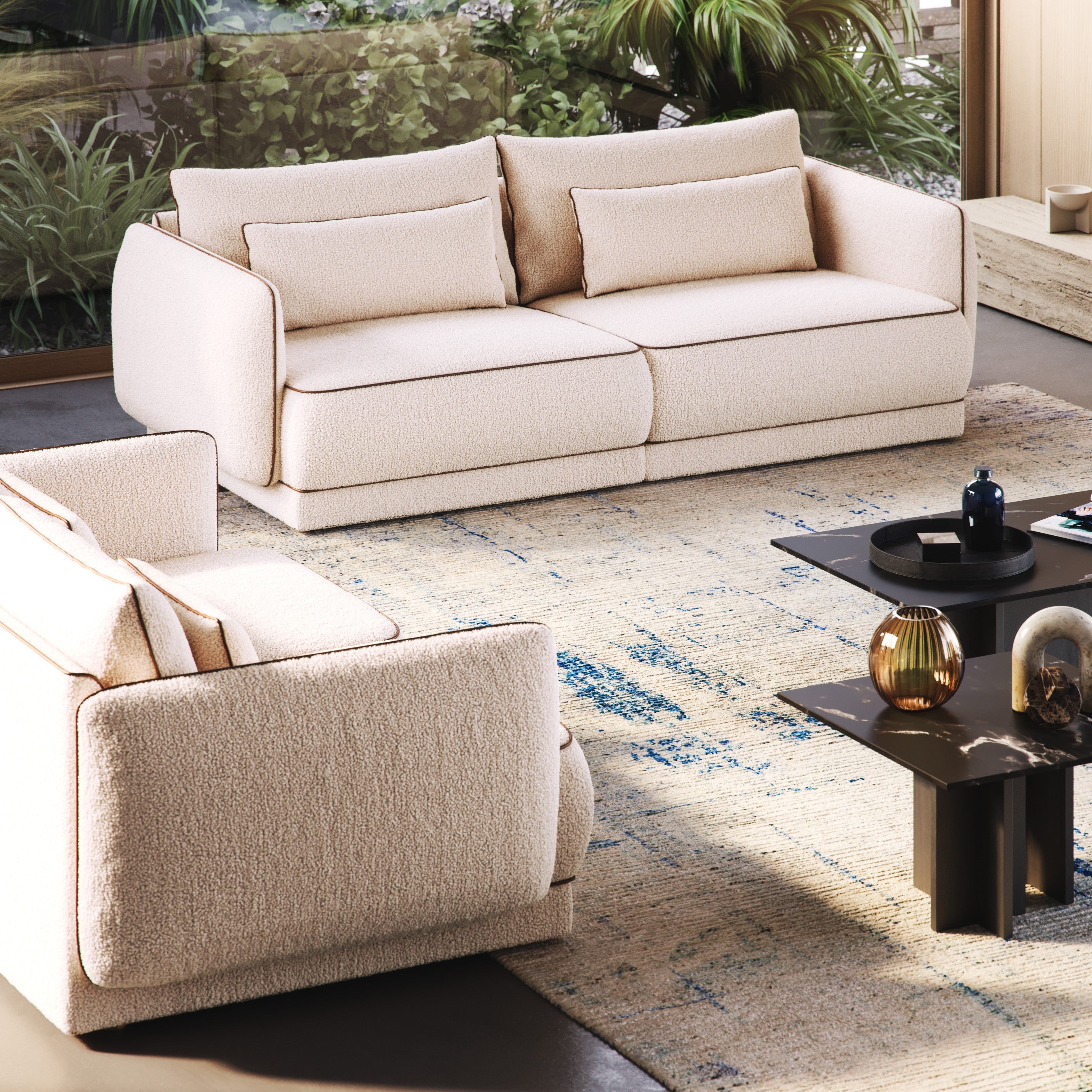 Sofa Yves 240x100 cm, Material: Auswahlmöglichkeit