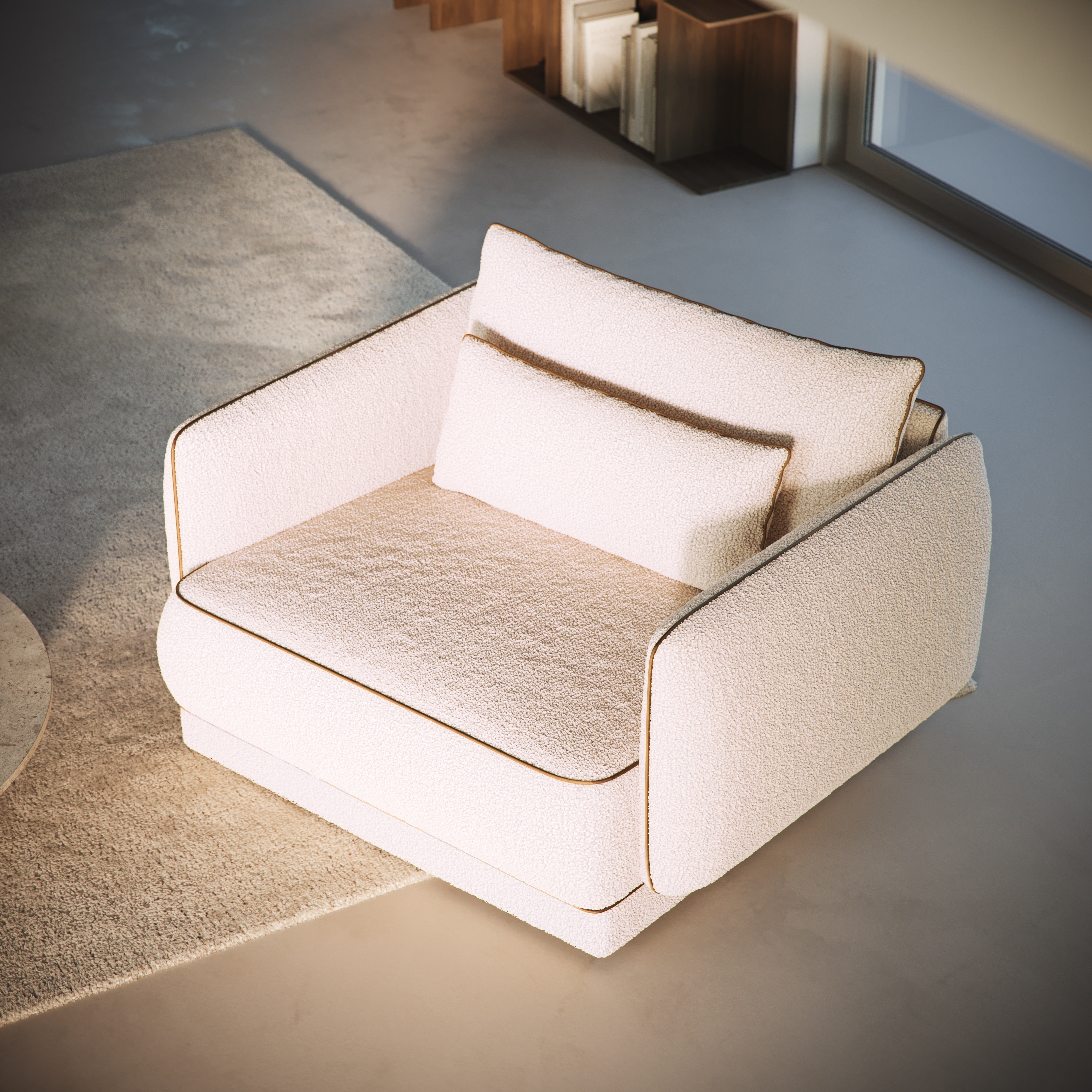 Sessel Yves 140x100 cm, Material: Auswahlmöglichkeit