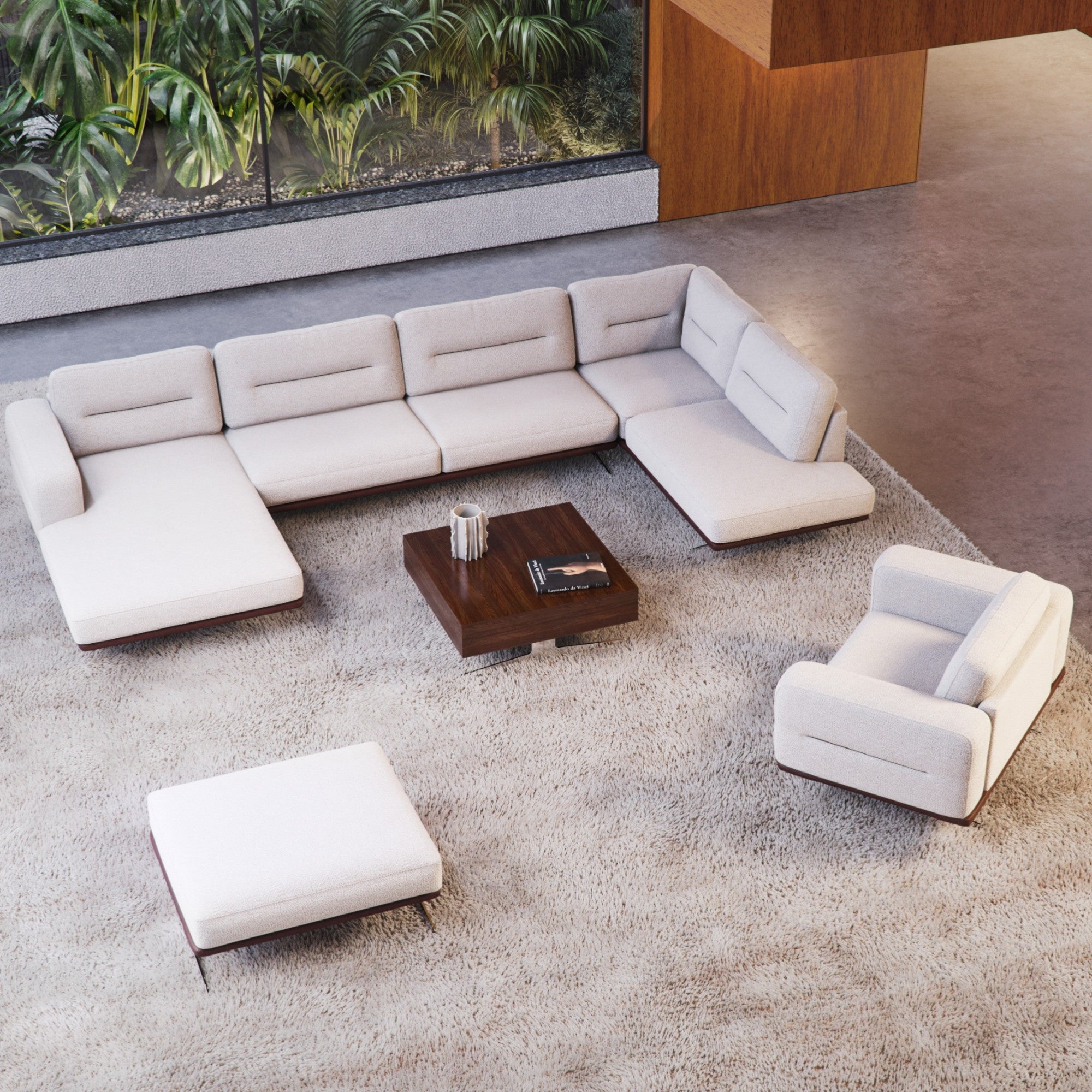 Sessel Bologna 135x90 cm, Material: Auswahlmöglichkeit