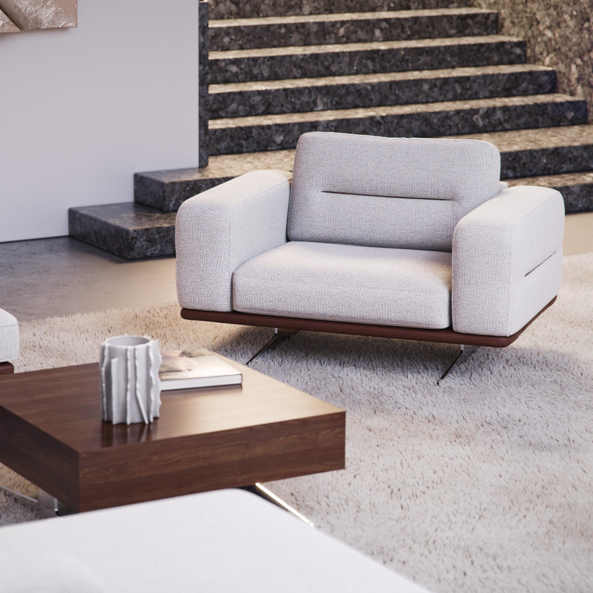 Sessel Bologna 135x90 cm, Material: Auswahlmöglichkeit