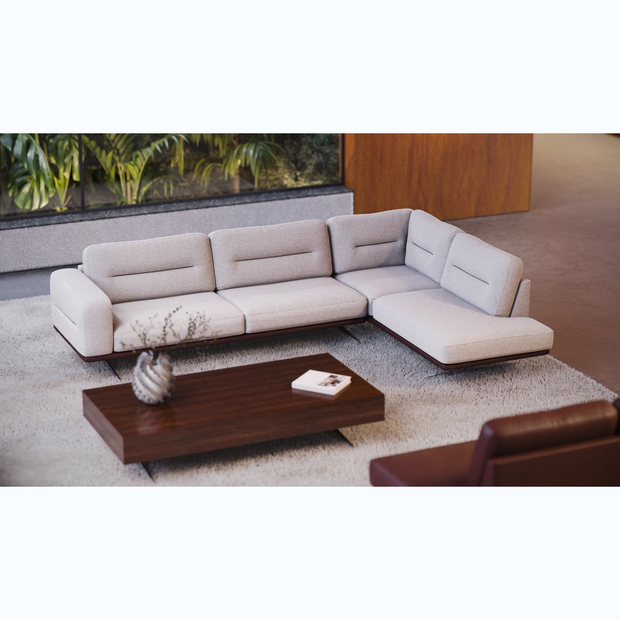 Sitzgarnitur Bologna 315x207 cm, Material: Auswahlmöglichkeit
