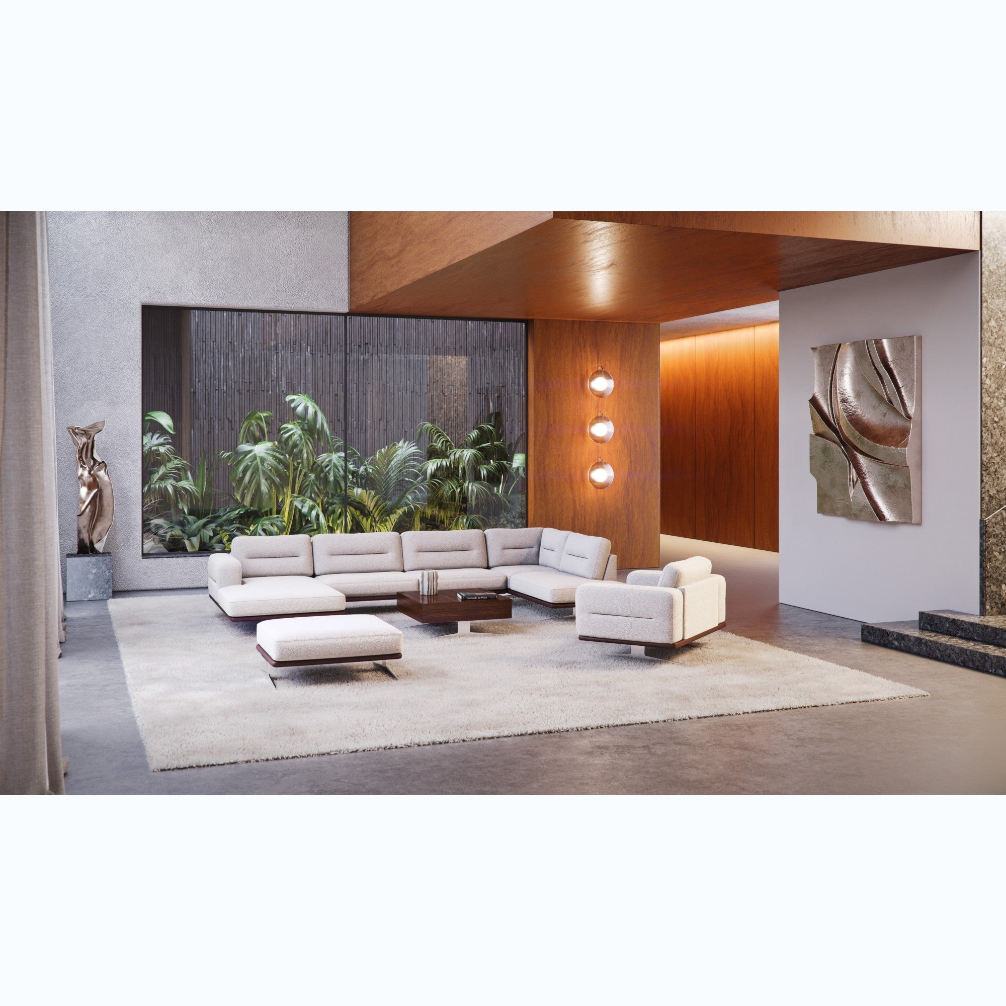 Sitzgarnitur Bologna 400x207 cm, Material: Auswahlmöglichkeit