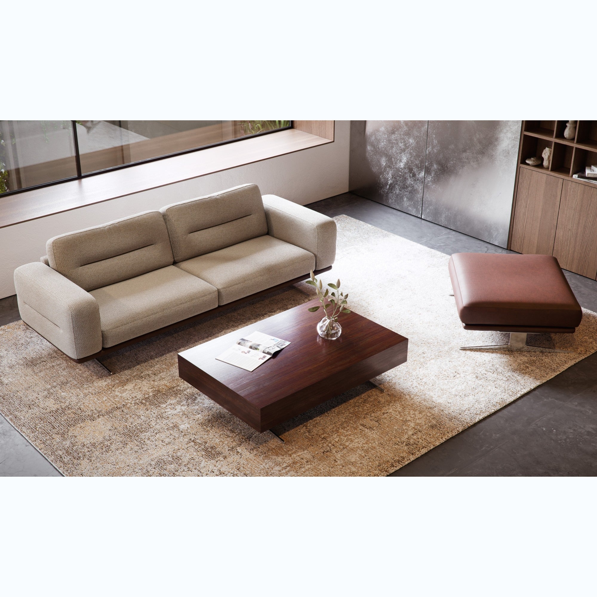 Sofa Bologna 250x90 cm, Material: Auswahlmöglichkeit