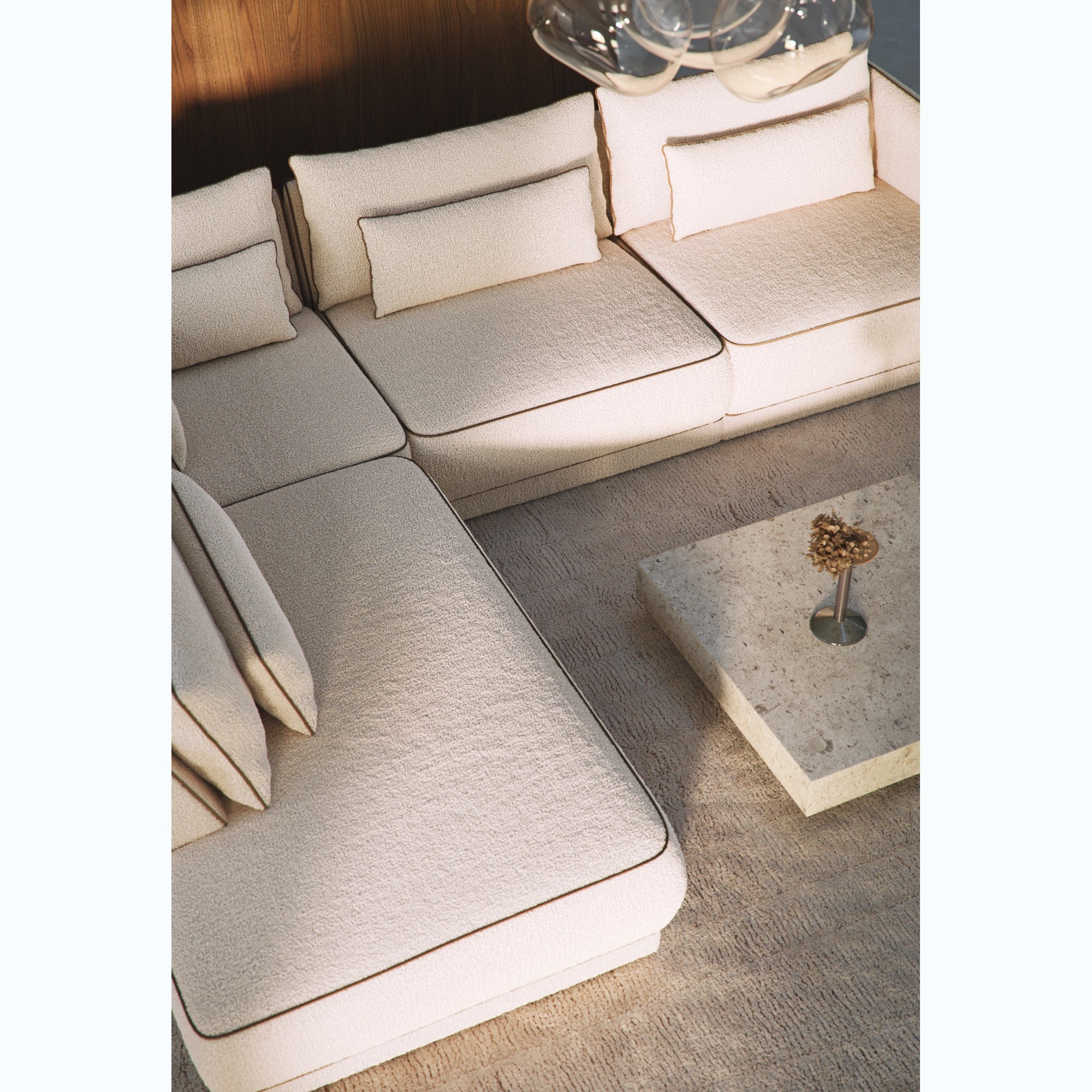 Sitzgarnitur Yves 323x253 cm, Material: Auswahlmöglichkeit