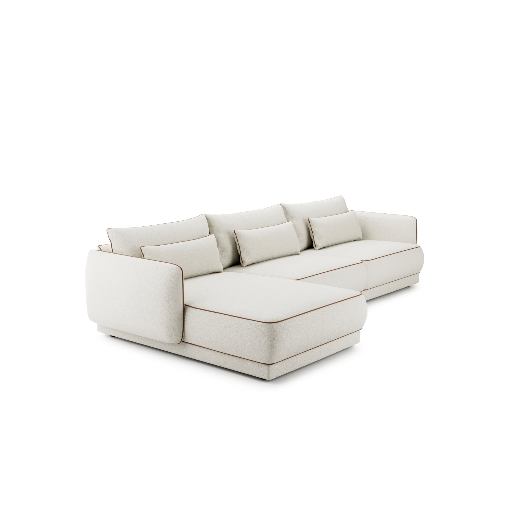 Sitzgarnitur Yves 348x177 cm, Material: Auswahlmöglichkeit
