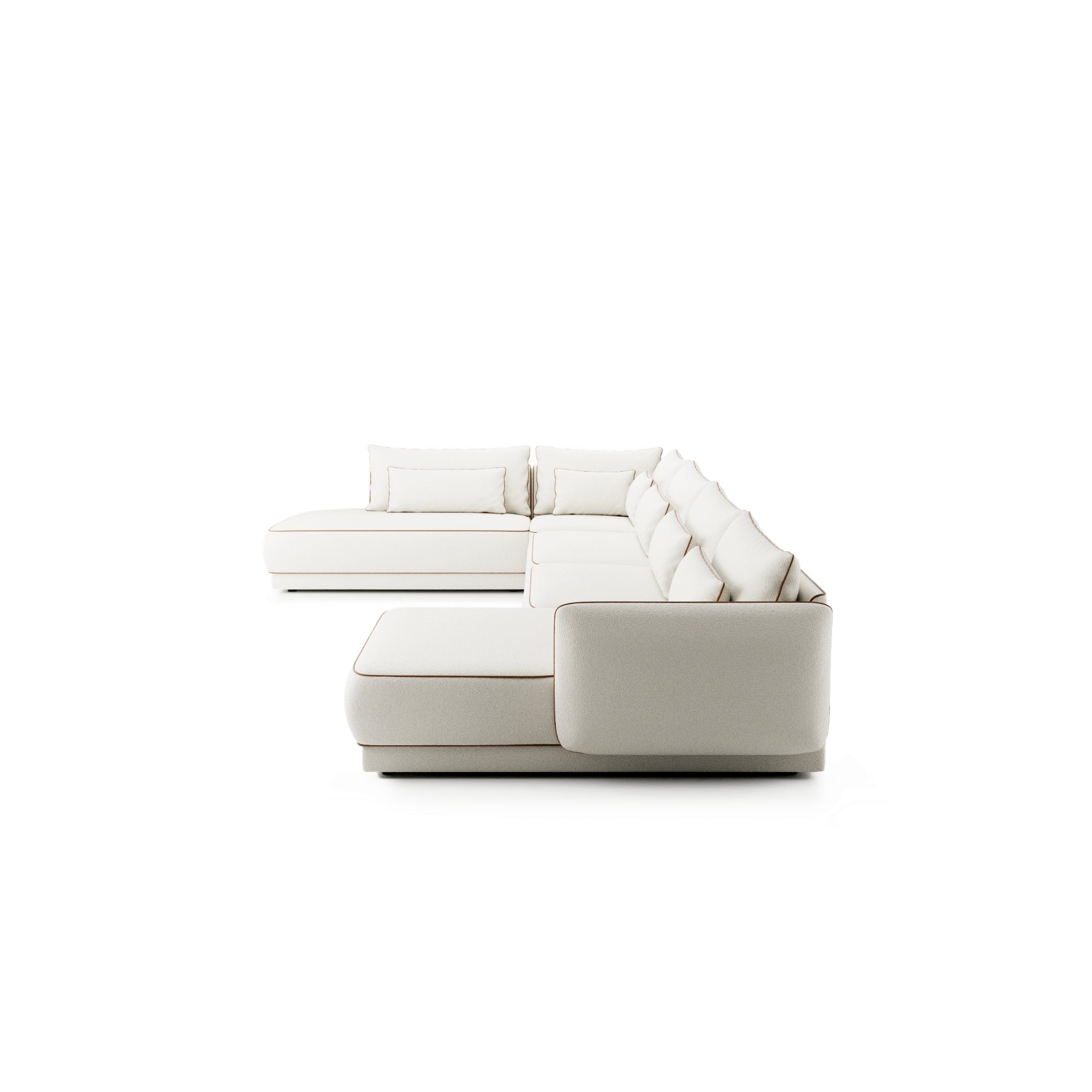 Sitzgarnitur Yves 431x253 cm, Material: Auswahlmöglichkeit