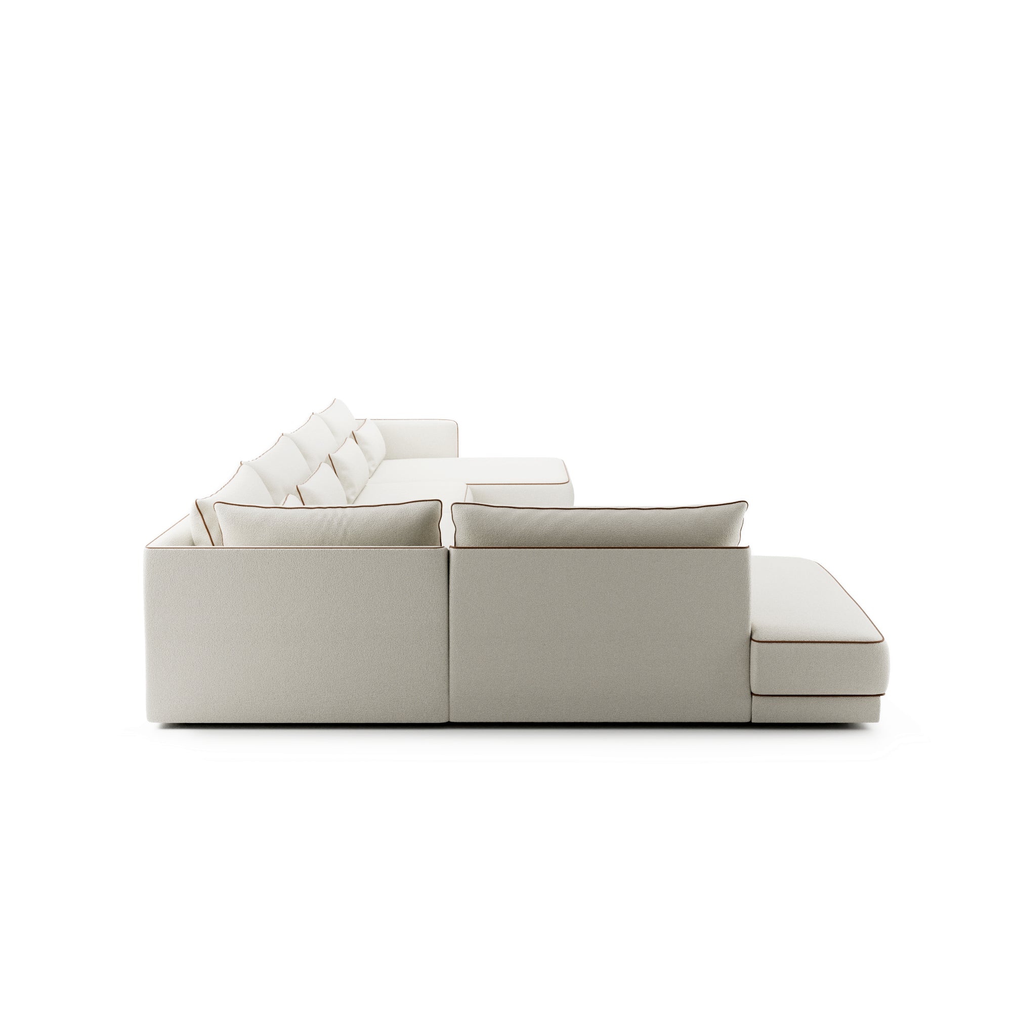 Sitzgarnitur Yves 431x253 cm, Material: Auswahlmöglichkeit