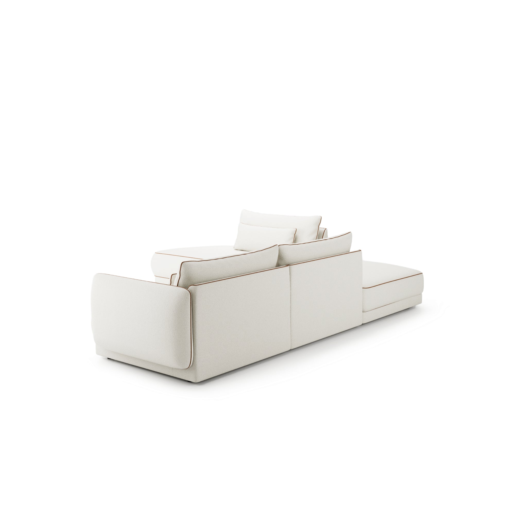 Modulares Sofa Yves 323x253 cm, Material: Auswahlmöglichkeit