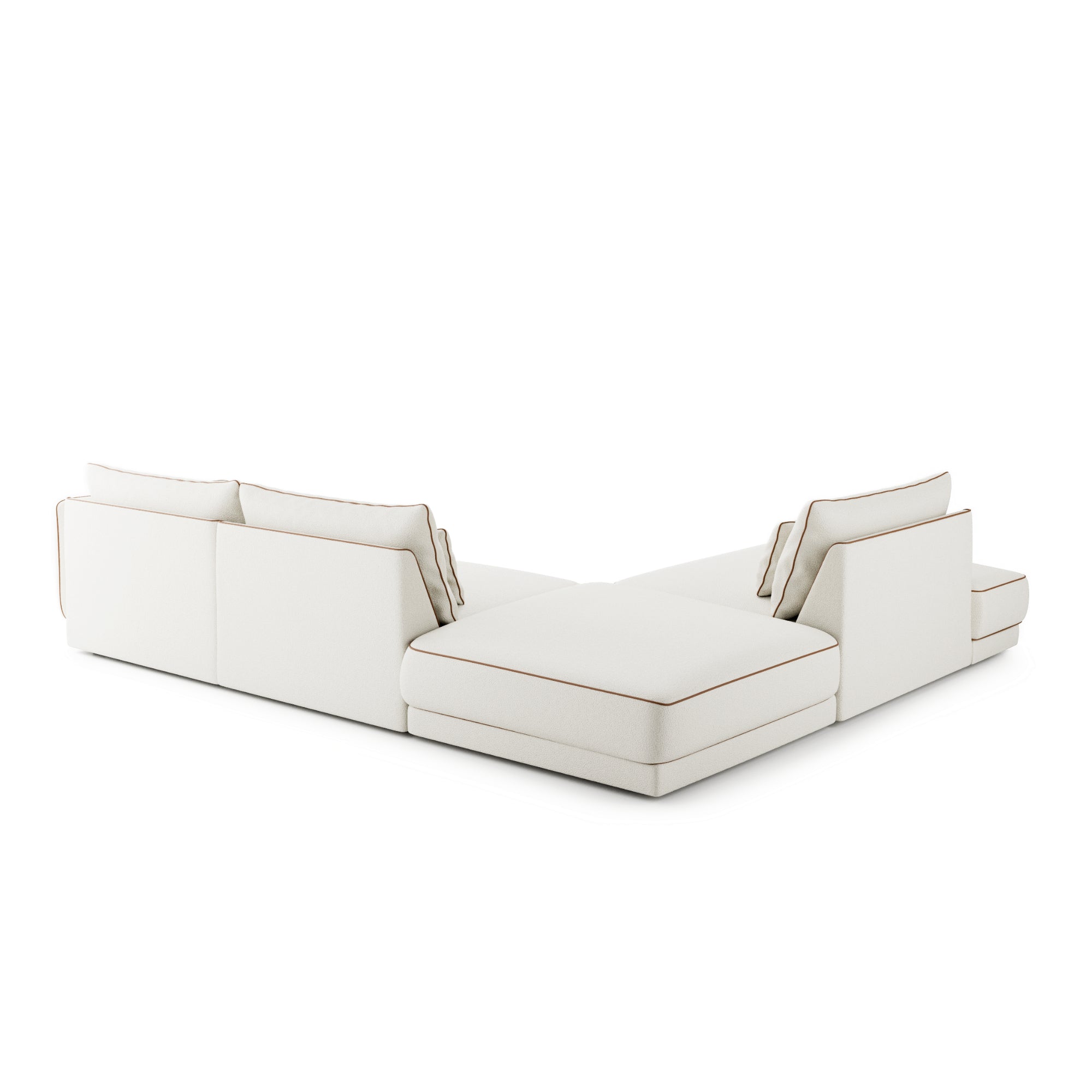 Modulares Sofa Yves 323x253 cm, Material: Auswahlmöglichkeit