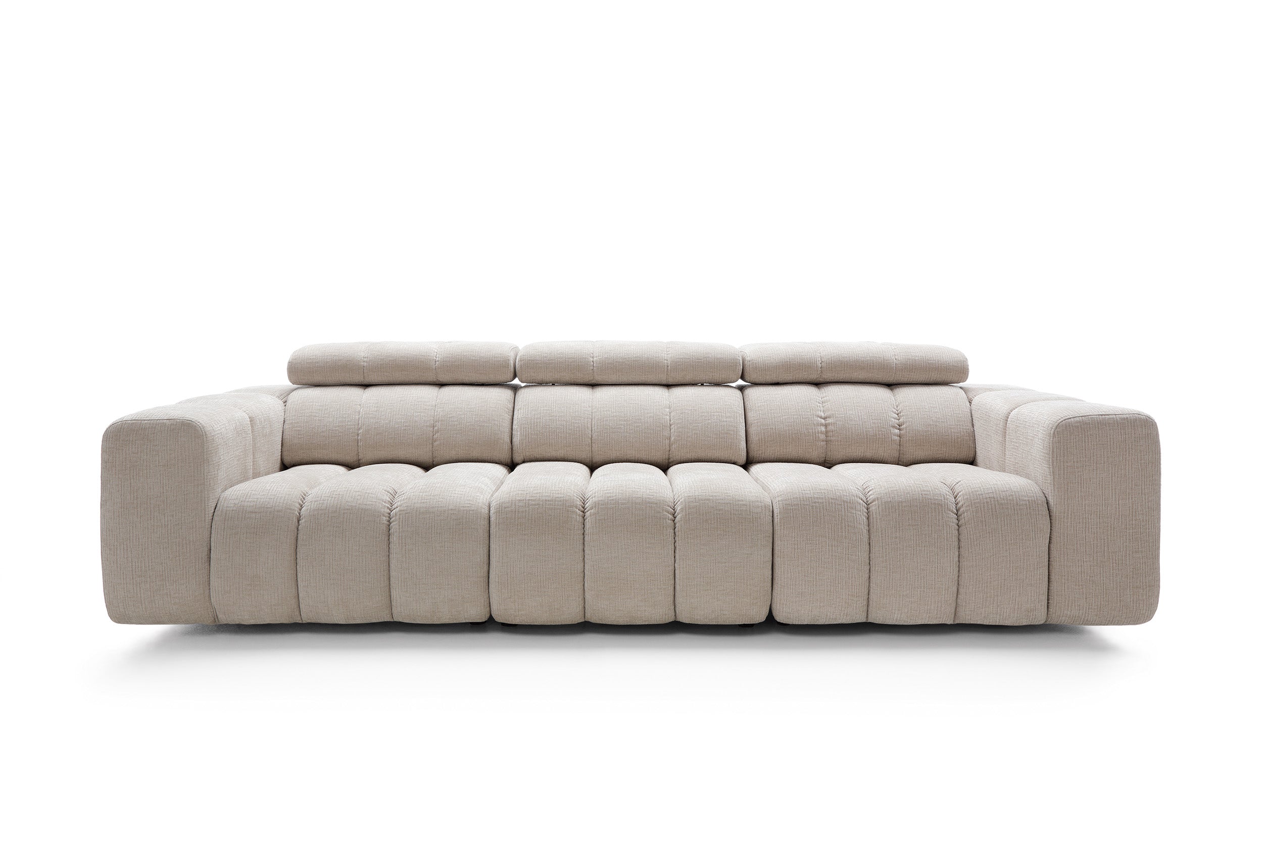 Modulsofa Zürich 287x113cm, Material: Auswahl möglich