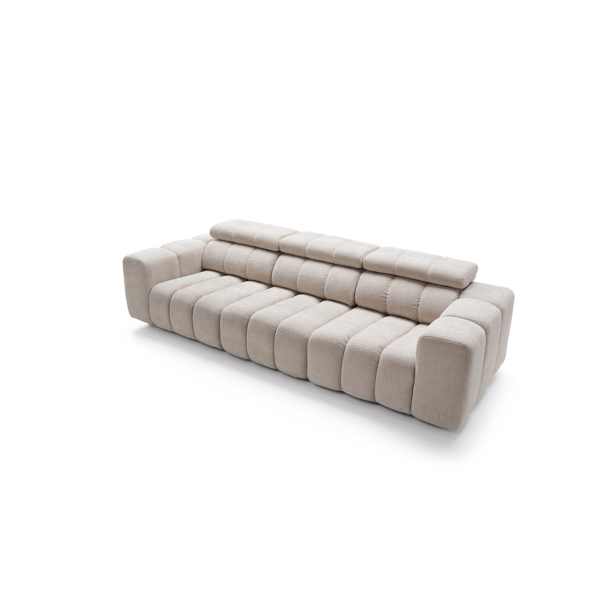 Modulsofa Zürich 287x113cm, Material: Auswahl möglich