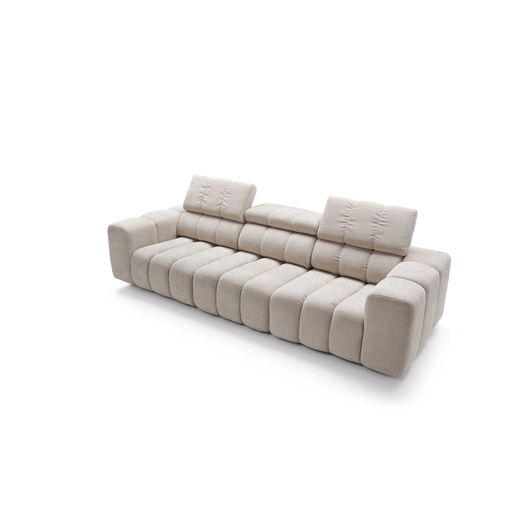 Modulsofa Zürich 287x113cm, Material: Auswahl möglich