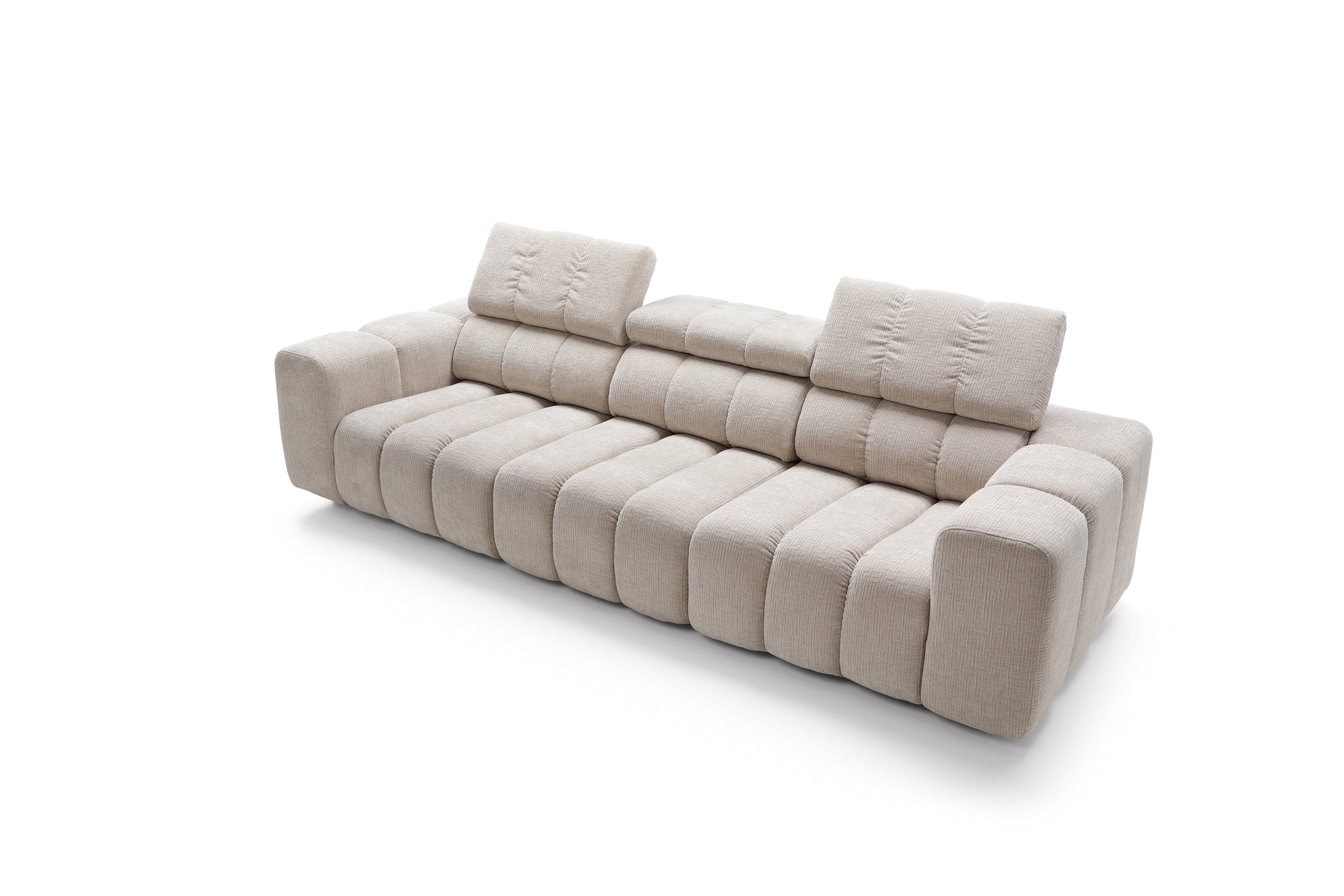 Modulsofa Zürich 287x113cm, Material: Auswahl möglich