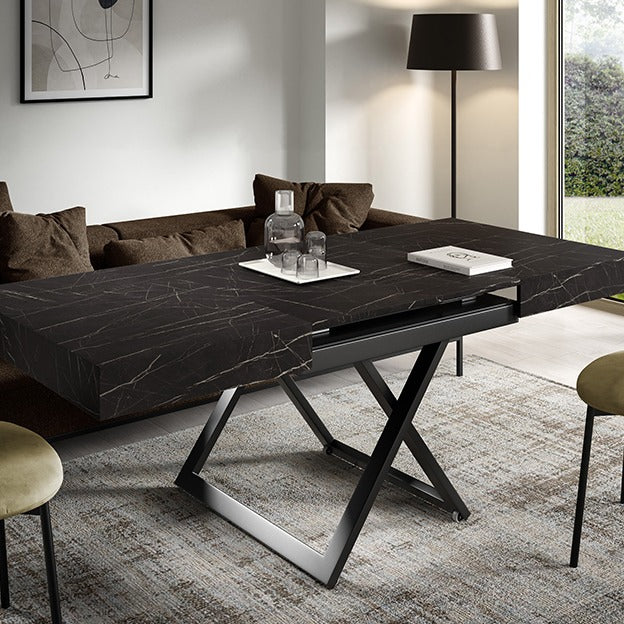 Clubtisch Sanna U 120/200x90cm, Material: Material nach Wahl