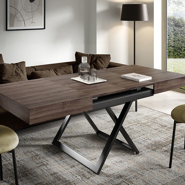 Clubtisch Sanna U 120/200x90cm, Material: Material nach Wahl