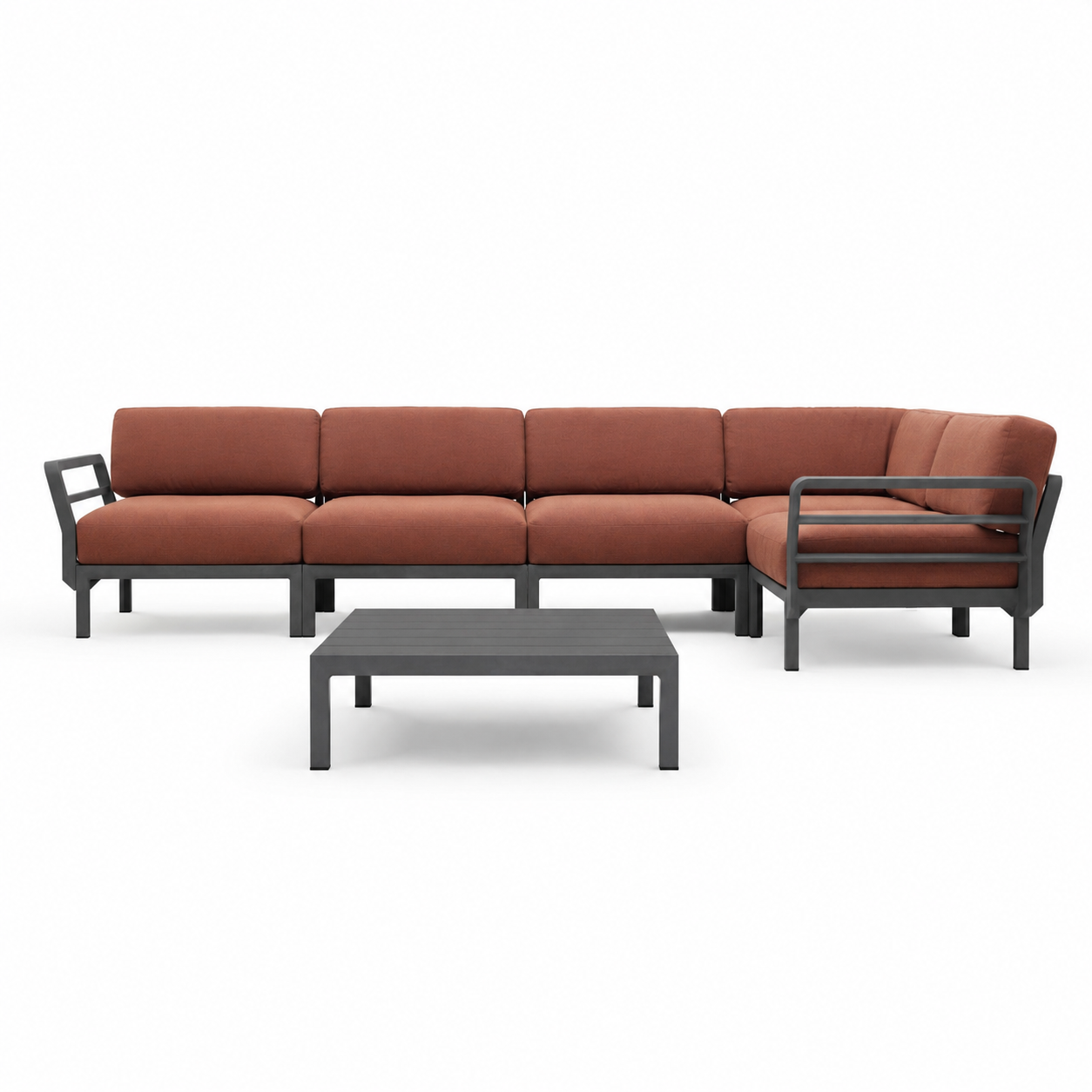 Outdoor-Eckgarnitur Maximo 344x184 cm mit Beistelltisch 