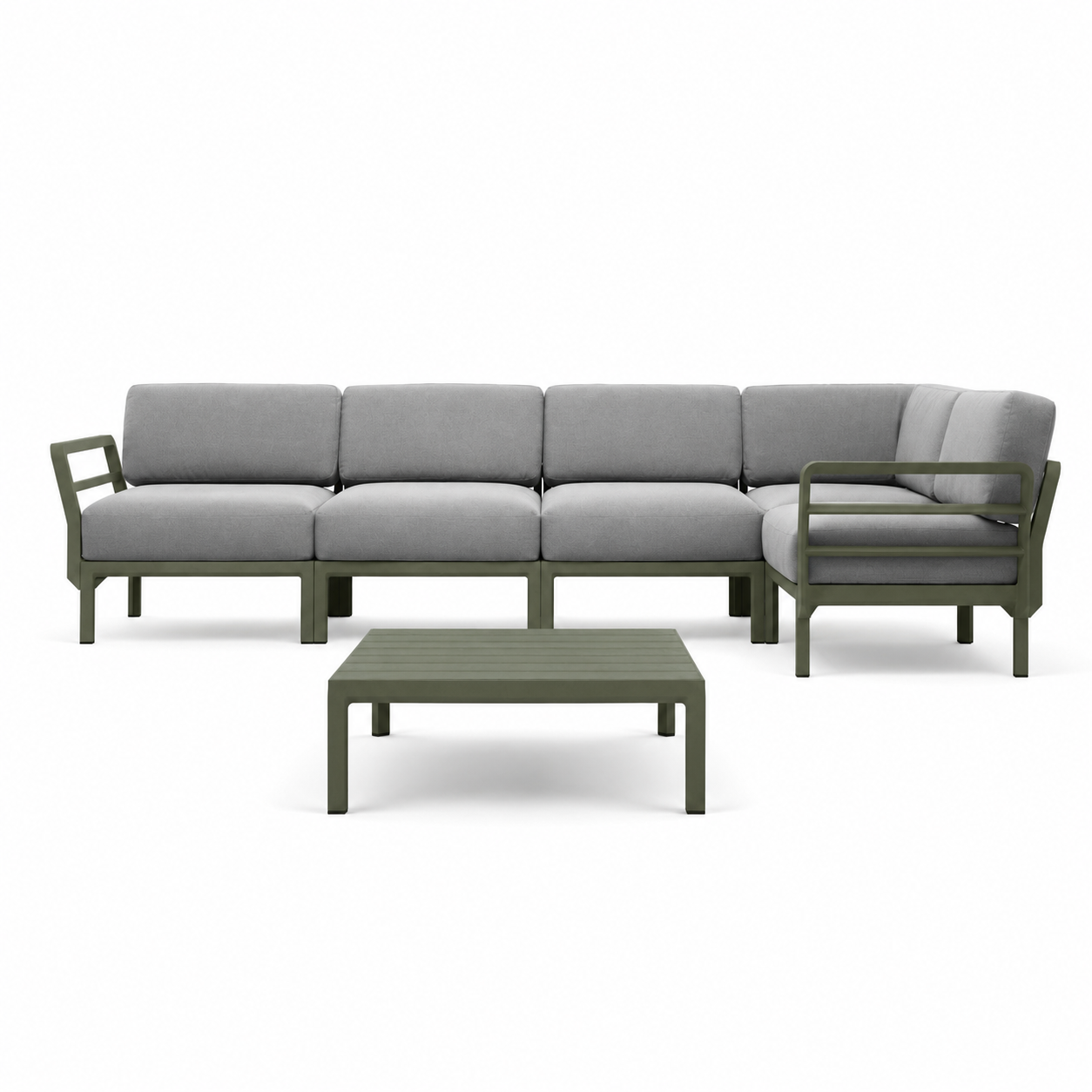 Outdoor-Eckgarnitur Maximo 344x184 cm mit Beistelltisch 