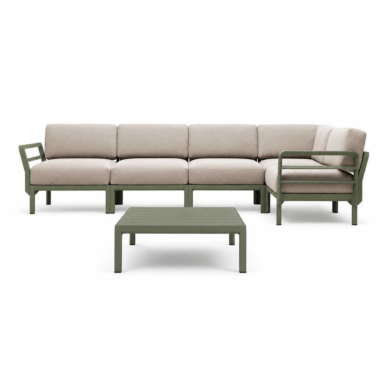 Outdoor-Eckgarnitur Maximo 344x184 cm mit Beistelltisch 