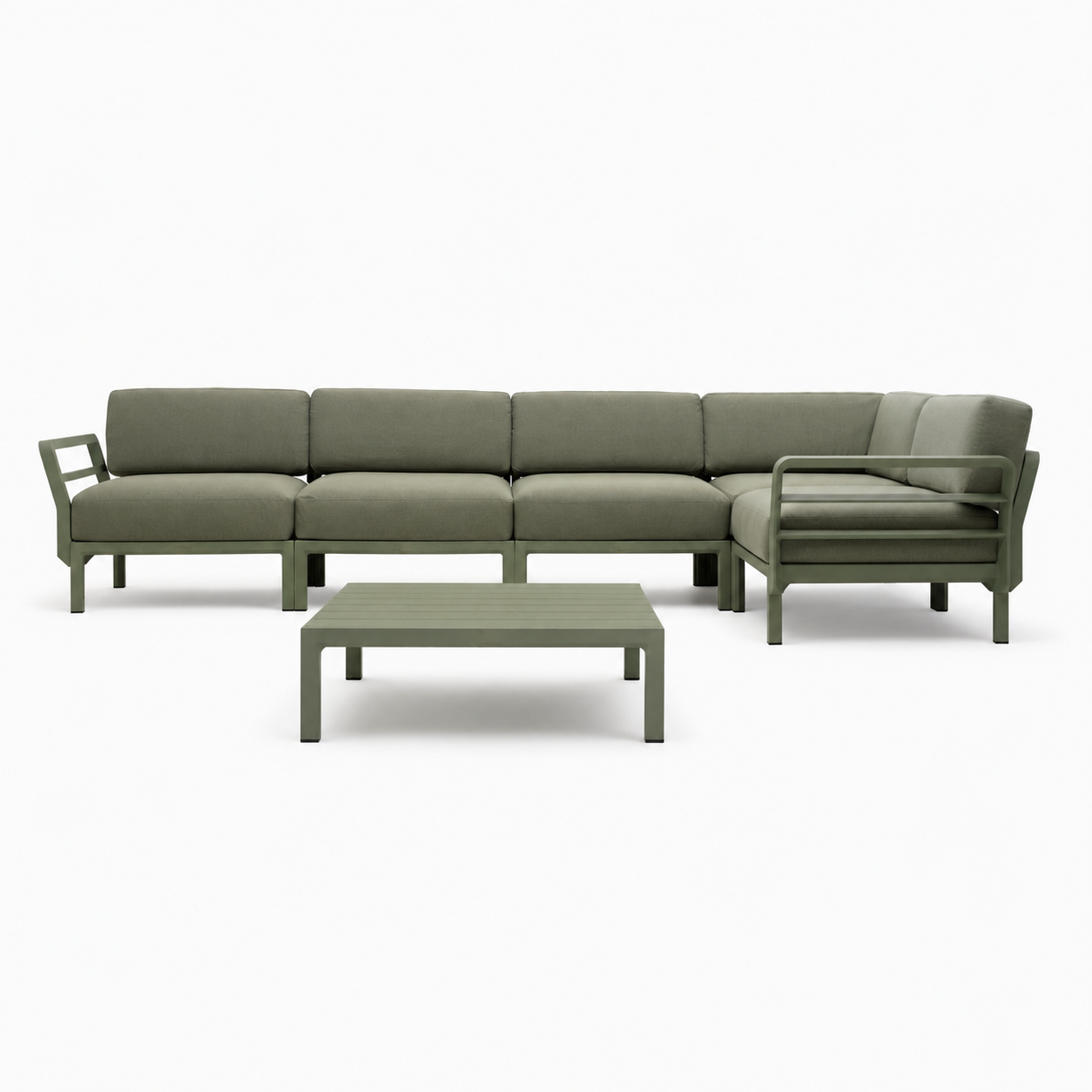 Outdoor-Eckgarnitur Maximo 344x184 cm mit Beistelltisch 